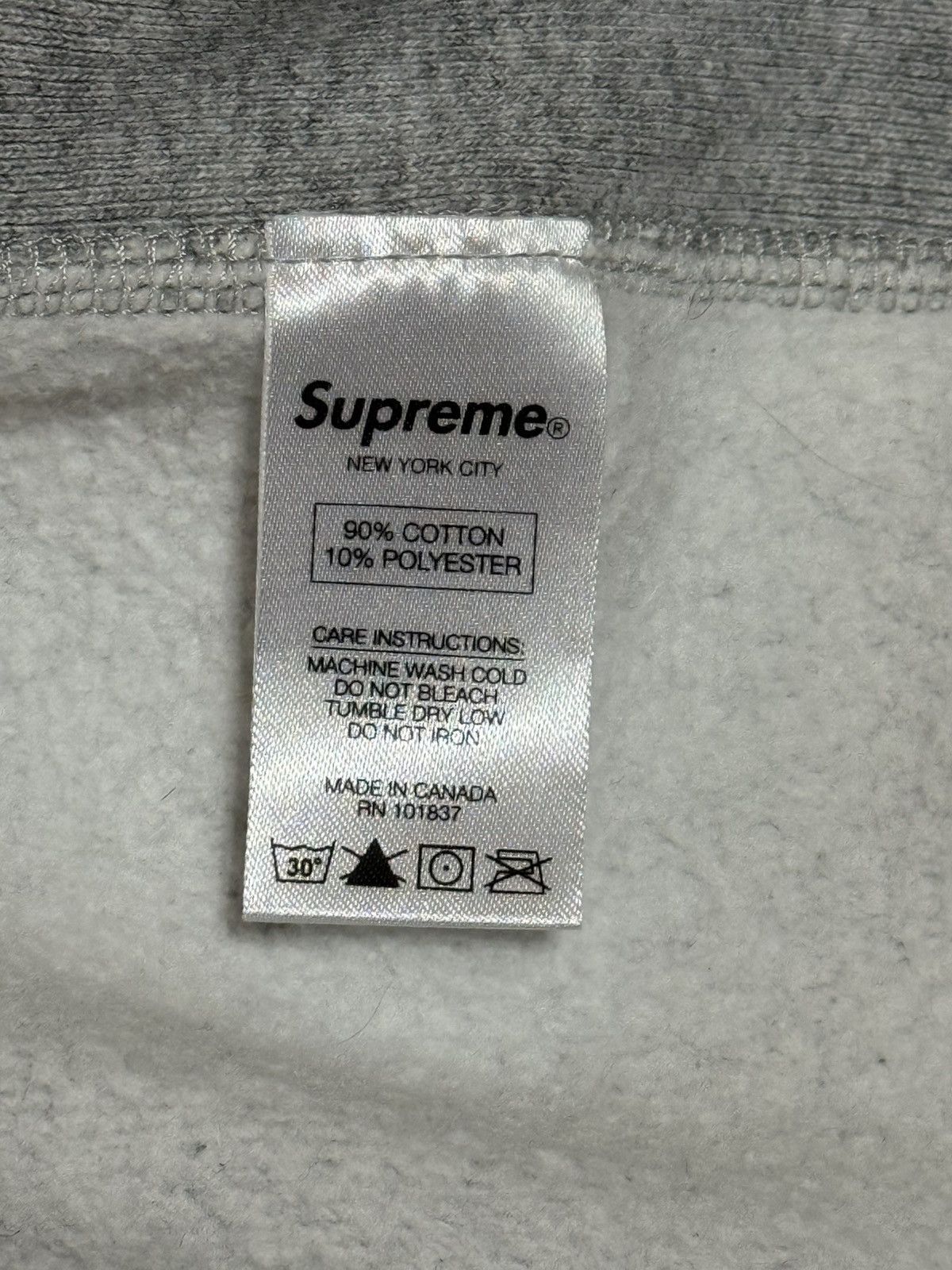 Supreme Supreme Reflective S Logo Grey Hooded Sweatshirt XL w/ Tag Size US XL / EU 56 / 4 - 8 Thumbnail