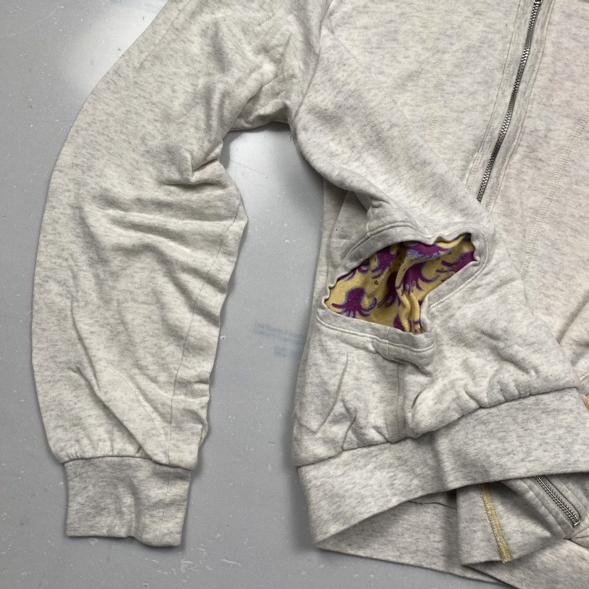Tsumori Chisato Vintage Tsumori Chisato Floral Crop Boxy Zip Up Size M / US 6-8 / IT 42-44 - 3 Thumbnail