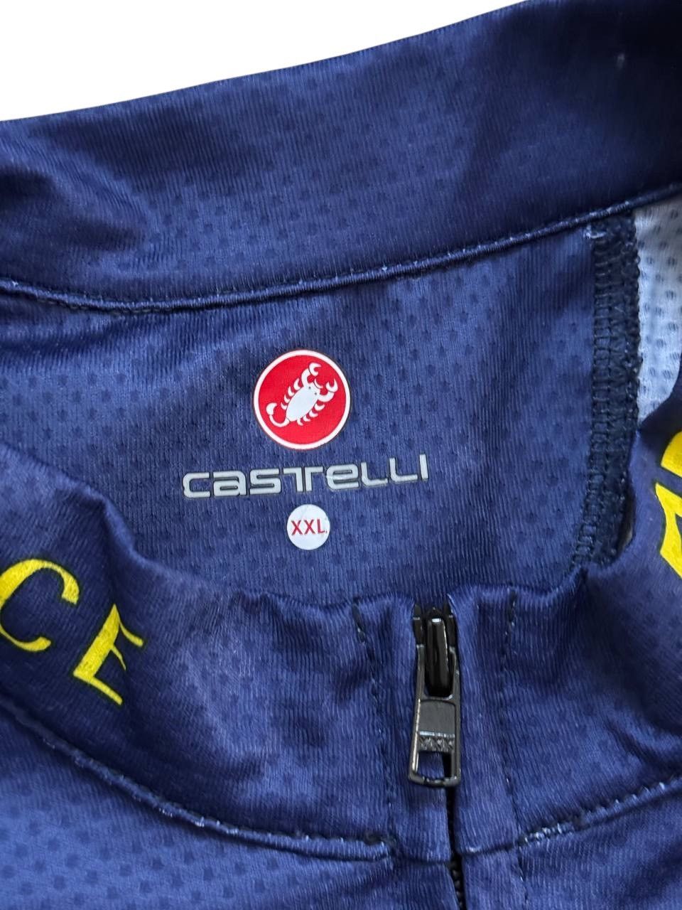 Versace Castelli tour of dubai 2014 team jersey leaders blauw heren Size US XXL / EU 58 / 5 - 4 Thumbnail