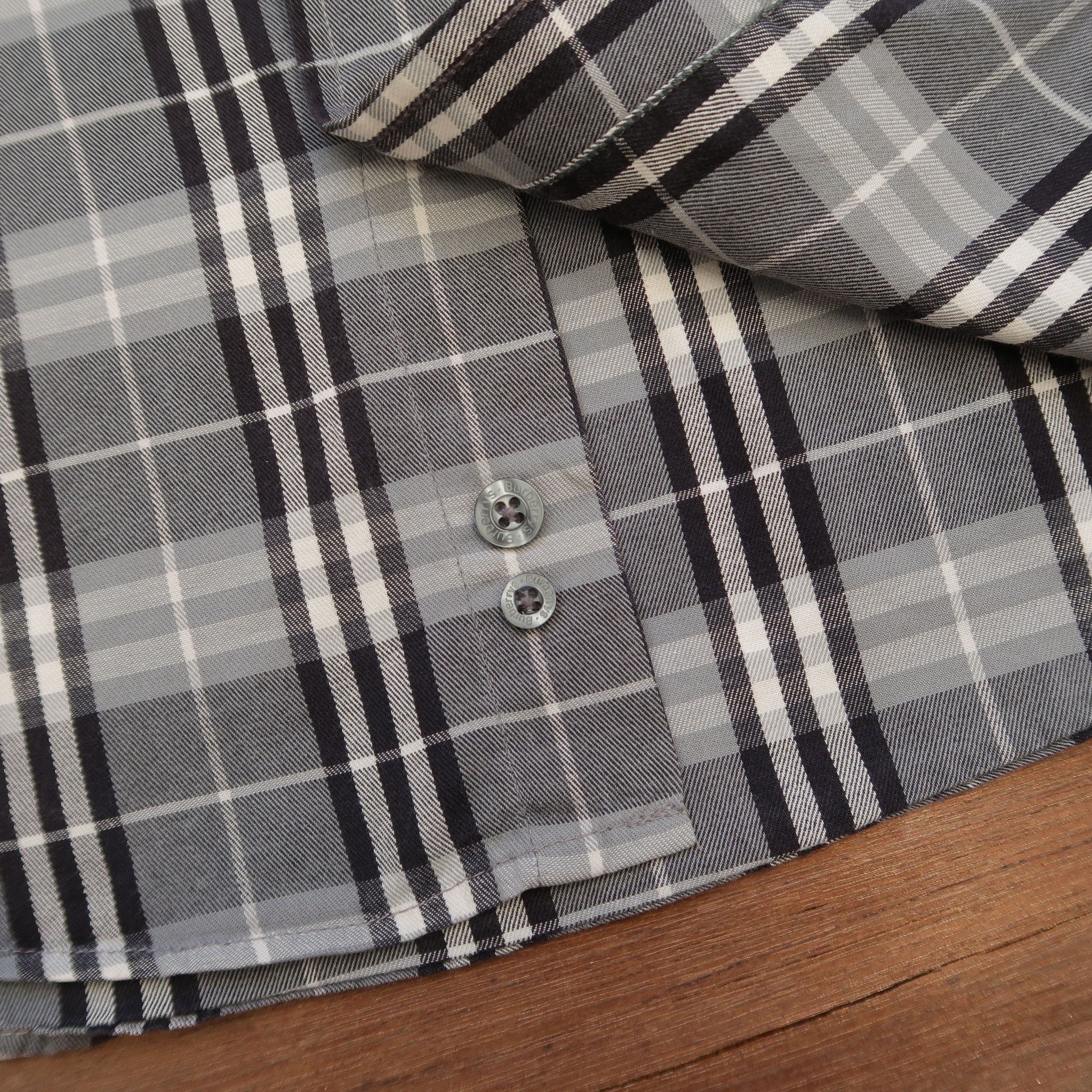 Burberry Burberry London Nova Check Gray Shirt Old Money Style Size US M / EU 48-50 / 2 - 12 Thumbnail