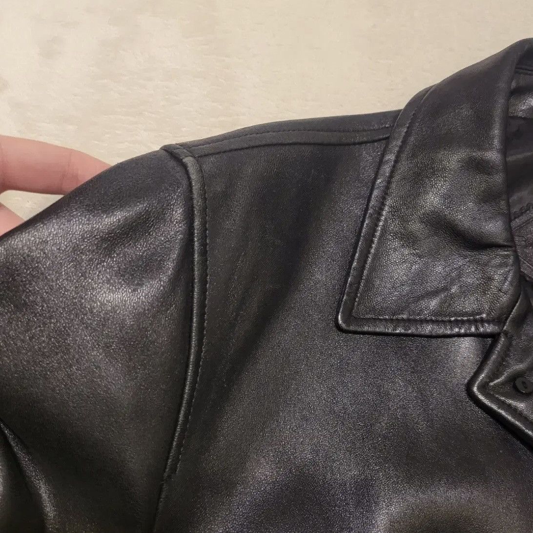 Balenciaga Balenciaga Leather Jacket/Coat Size US XL / EU 56 / 4 - 6 Thumbnail
