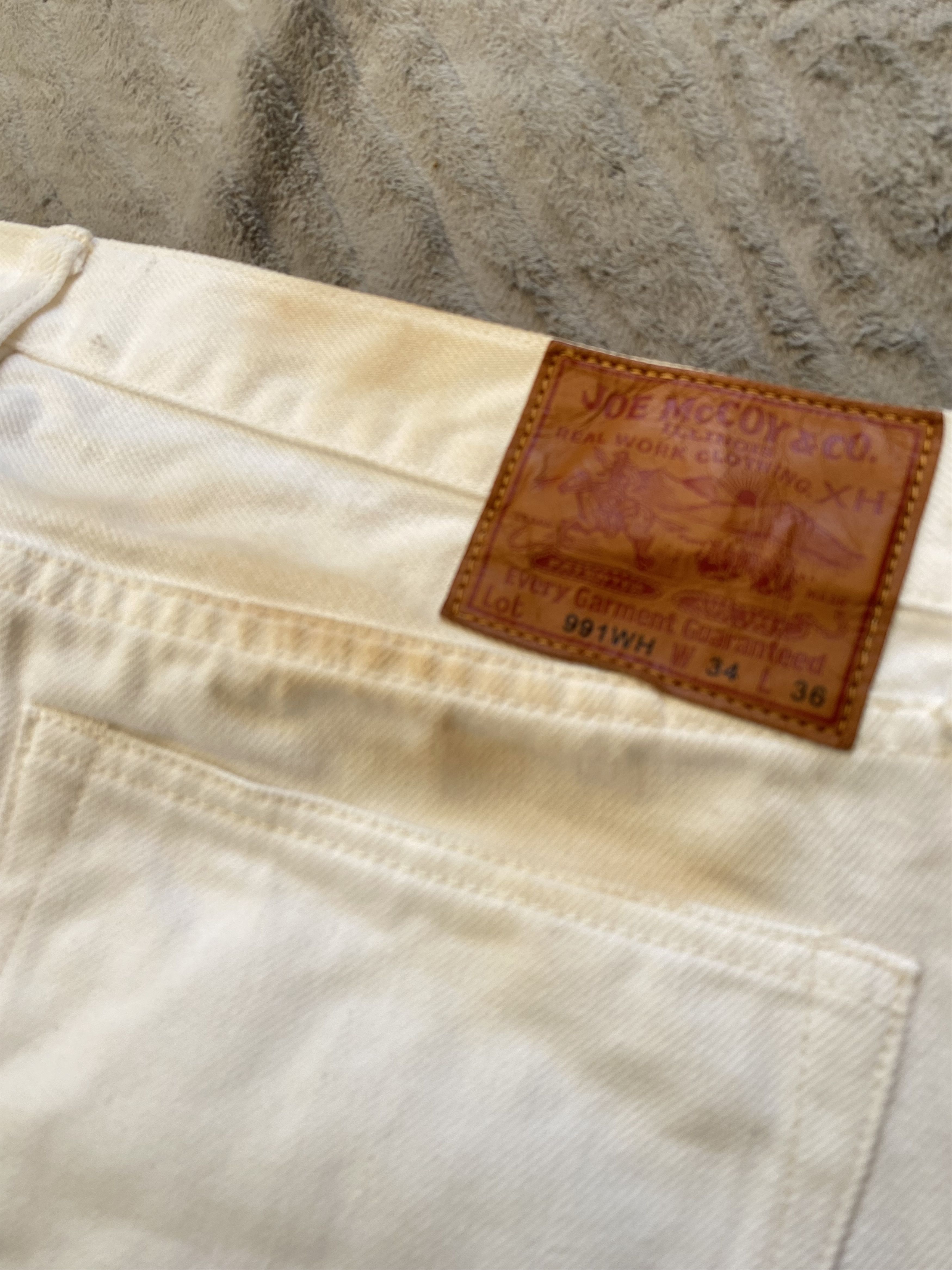 The Real McCoy's Joe McCoy Lot 991WH selvedge jeans Size US 32 / EU 48 - 9 Thumbnail