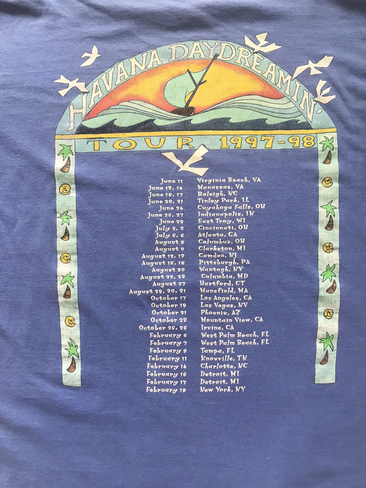 Band Tees × Vintage Vintage Tour Havana 97-98 Jimmy Buffet Size US XL / EU 56 / 4 - 3 Thumbnail