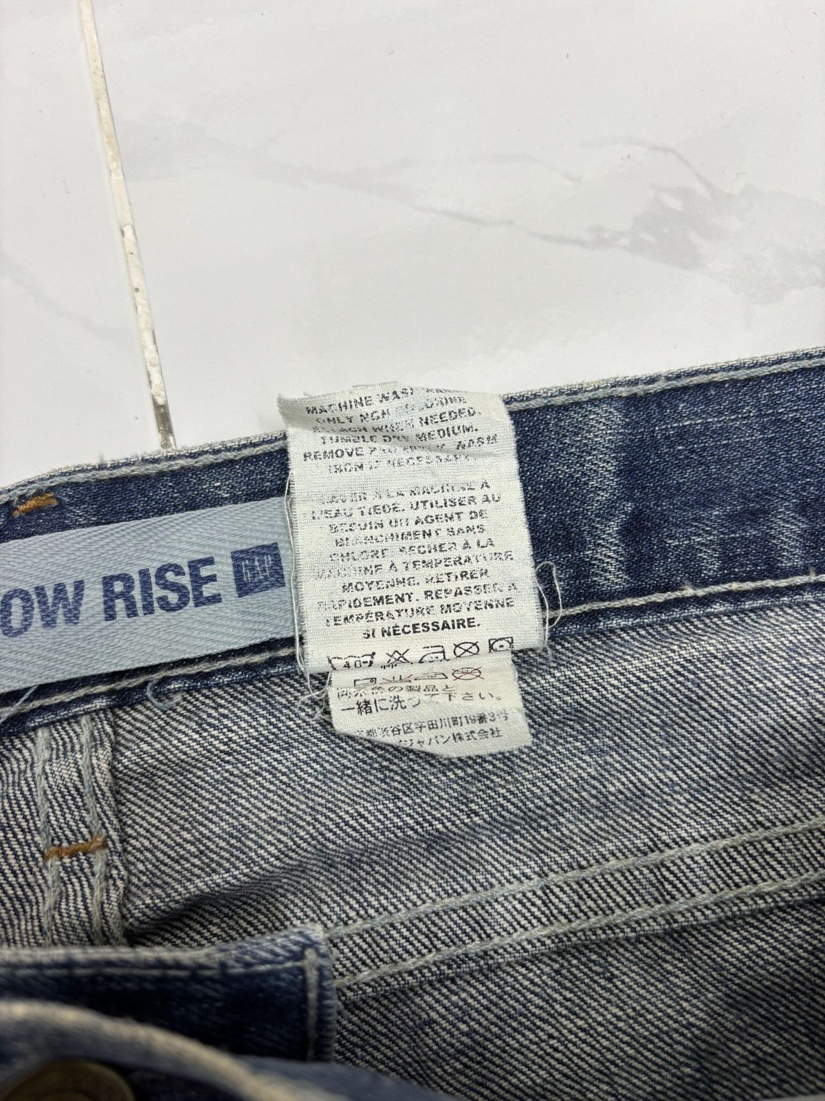 If Six Was Nine × Japanese Brand × Le Grande Bleu (L.G.B.) GAP PIECED LEG LOW RISE DENIM JEANS Size US 32 / EU 48 - 11 Thumbnail