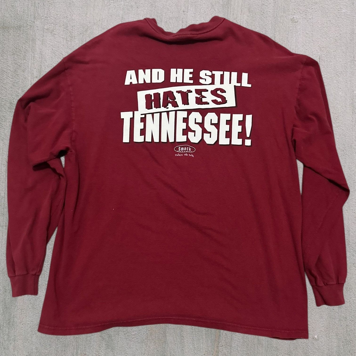 Hanes 90s bear Bryant Alabama tennesee hate long sleeve Size US XL / EU 56 / 4 - 2 Thumbnail