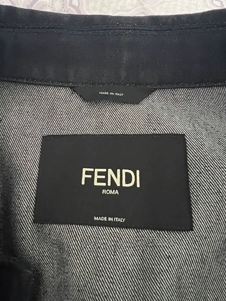 Fendi Fendi Denim jacket shirt long-sleeve dark blue Size US M / EU 48-50 / 2 - 3 Thumbnail