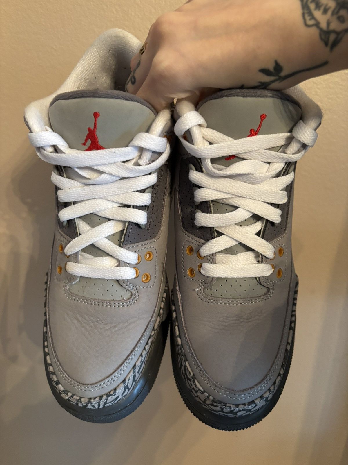 Jordan Brand Air Jordan 3 Retro GS 'Cool Grey' 2021 Size US 6.5 / EU 39-40 - 3 Thumbnail