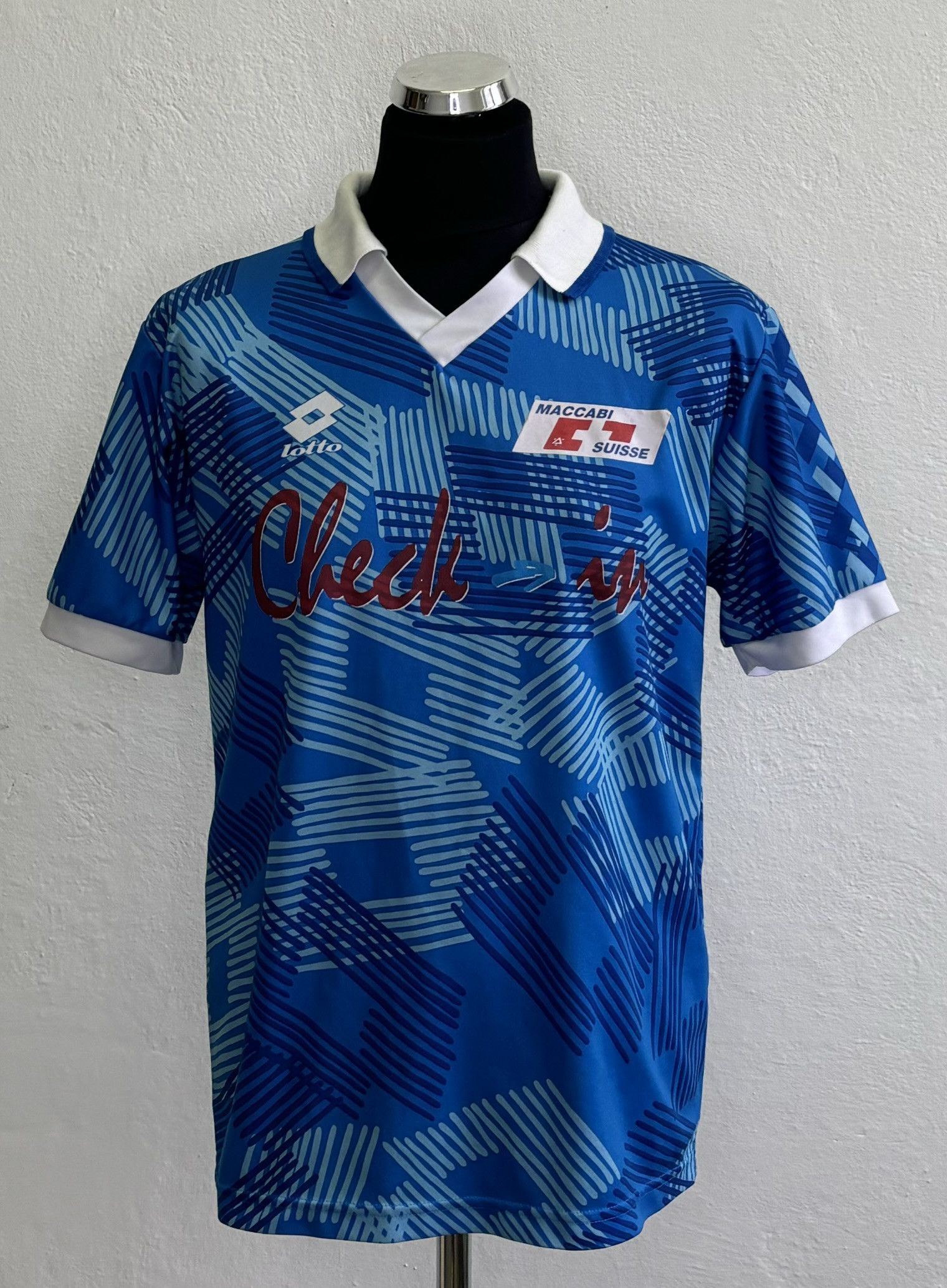 ウェア 90s Lottoe PARMA A.C Football Shirts Lotto Sport Vintage 90s Parma A.C. Football By Lotto Jersey