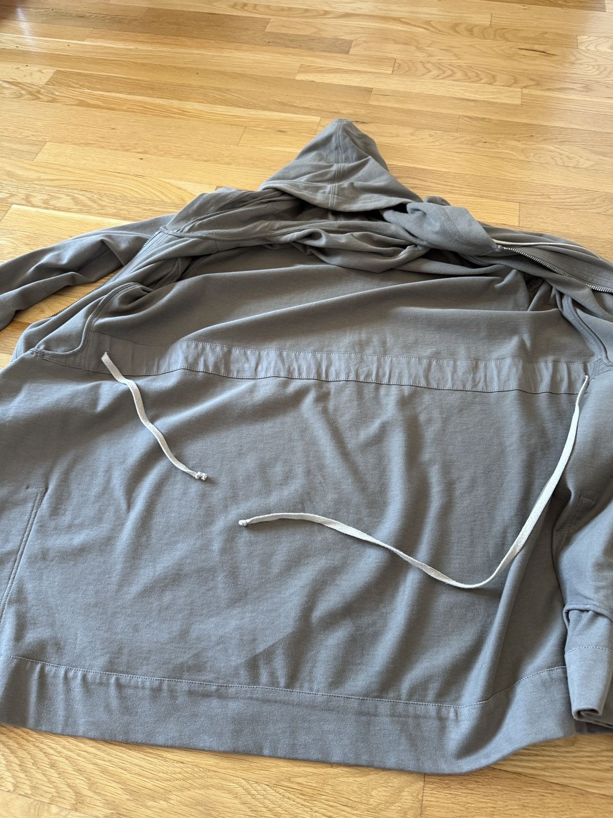 Rick Owens Rick Owens Larry gray jacket hoodie sz S Size US M / EU 48-50 / 2 - 5 Thumbnail