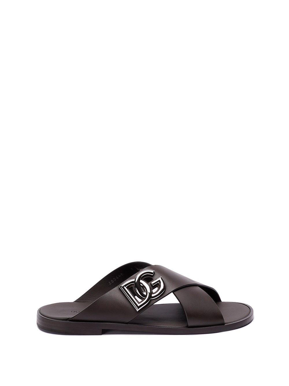 image of Dolce Gabbana Dolce&gabbana `dg` Sandals Size Eu 42 For Men in Cioccolato