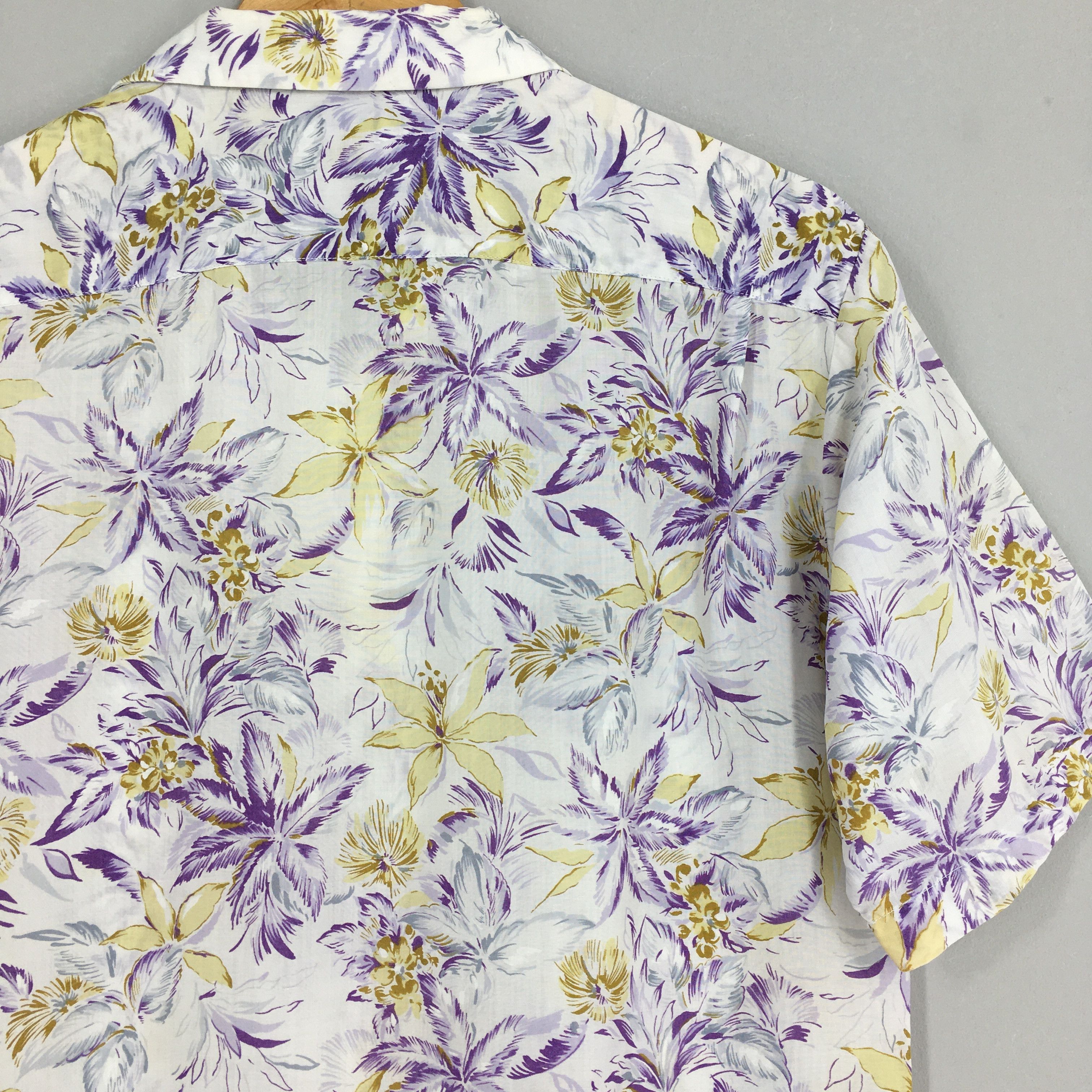 Other 90's Wrangler Hawaiian Floral Aloha Overprint Shirt Large Size US L / EU 52-54 / 3 - 8 Thumbnail