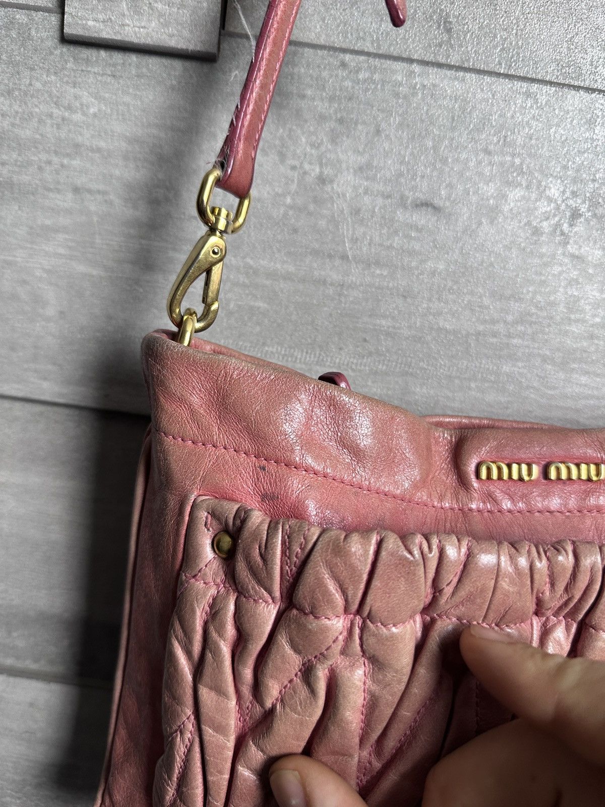 Miu Miu Miu Miu Leather Bag Size ONE SIZE - 6 Thumbnail