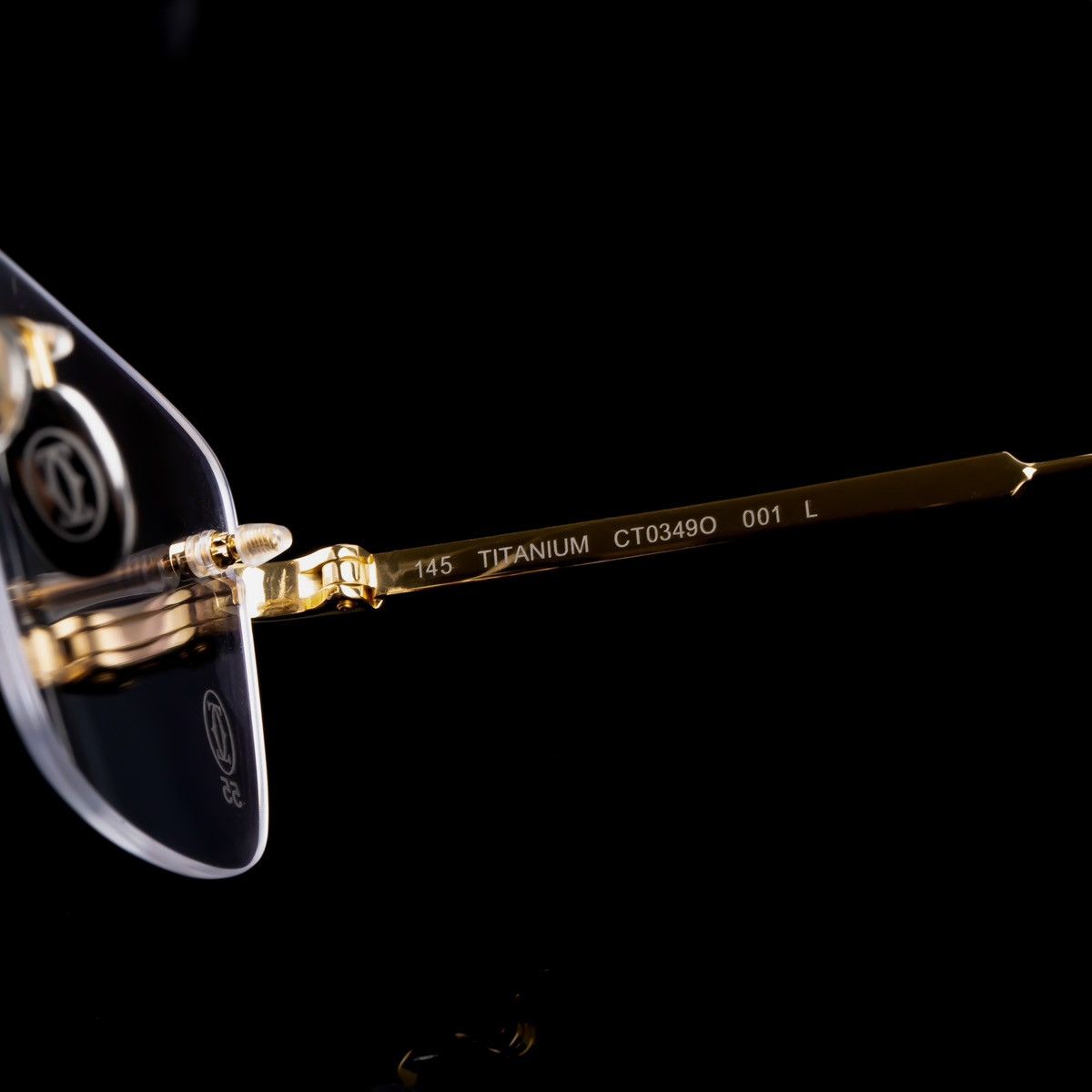 Cartier CARTIER CT0349O 001 GLASSES Size ONE SIZE - 3 Thumbnail