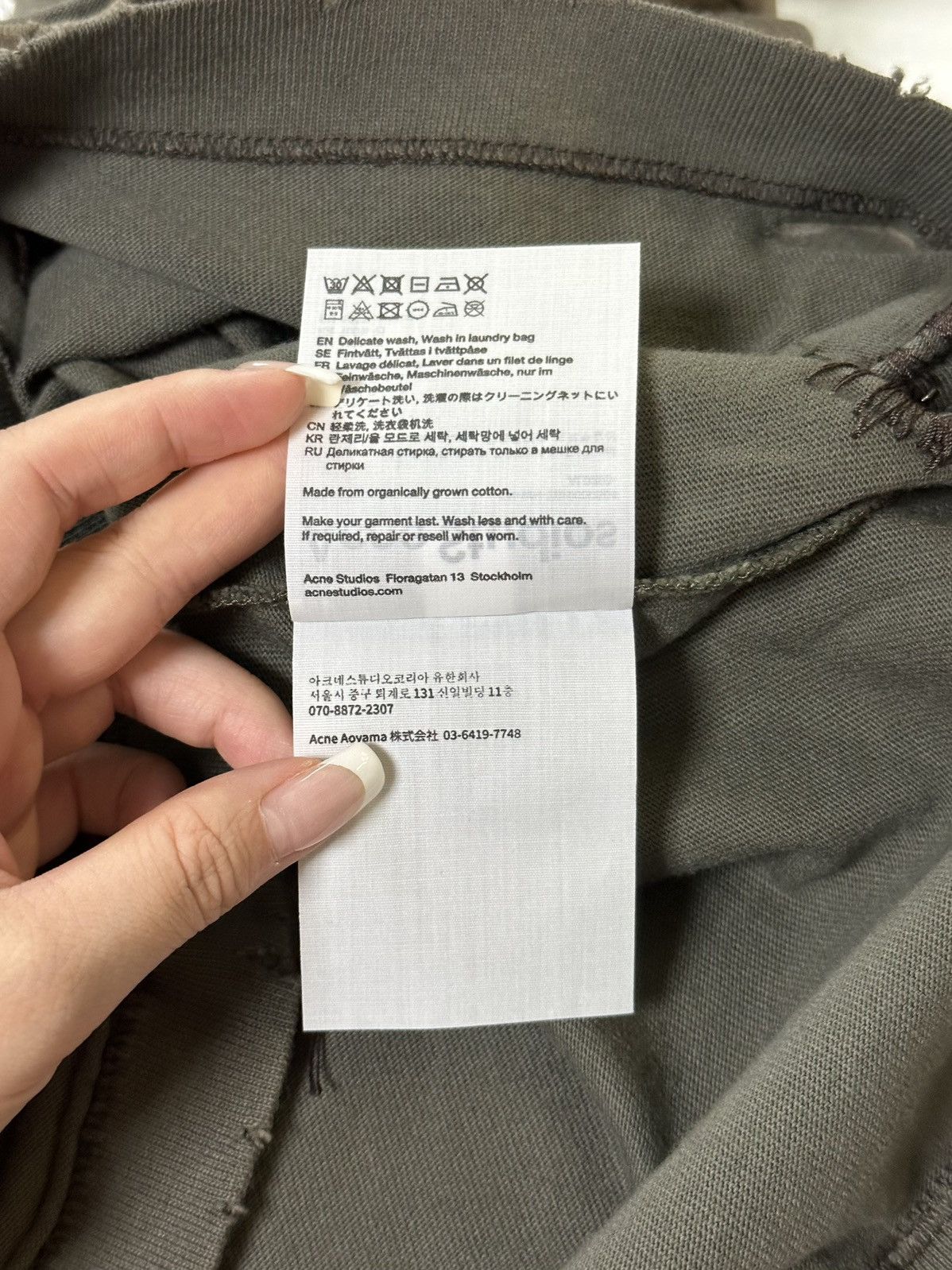 Acne Studios ACNE STUDIOS Fall Winter 2022 Distressed Long Sleeve T-Shirt Size XXS / US 00 / IT 34 - 6 Thumbnail