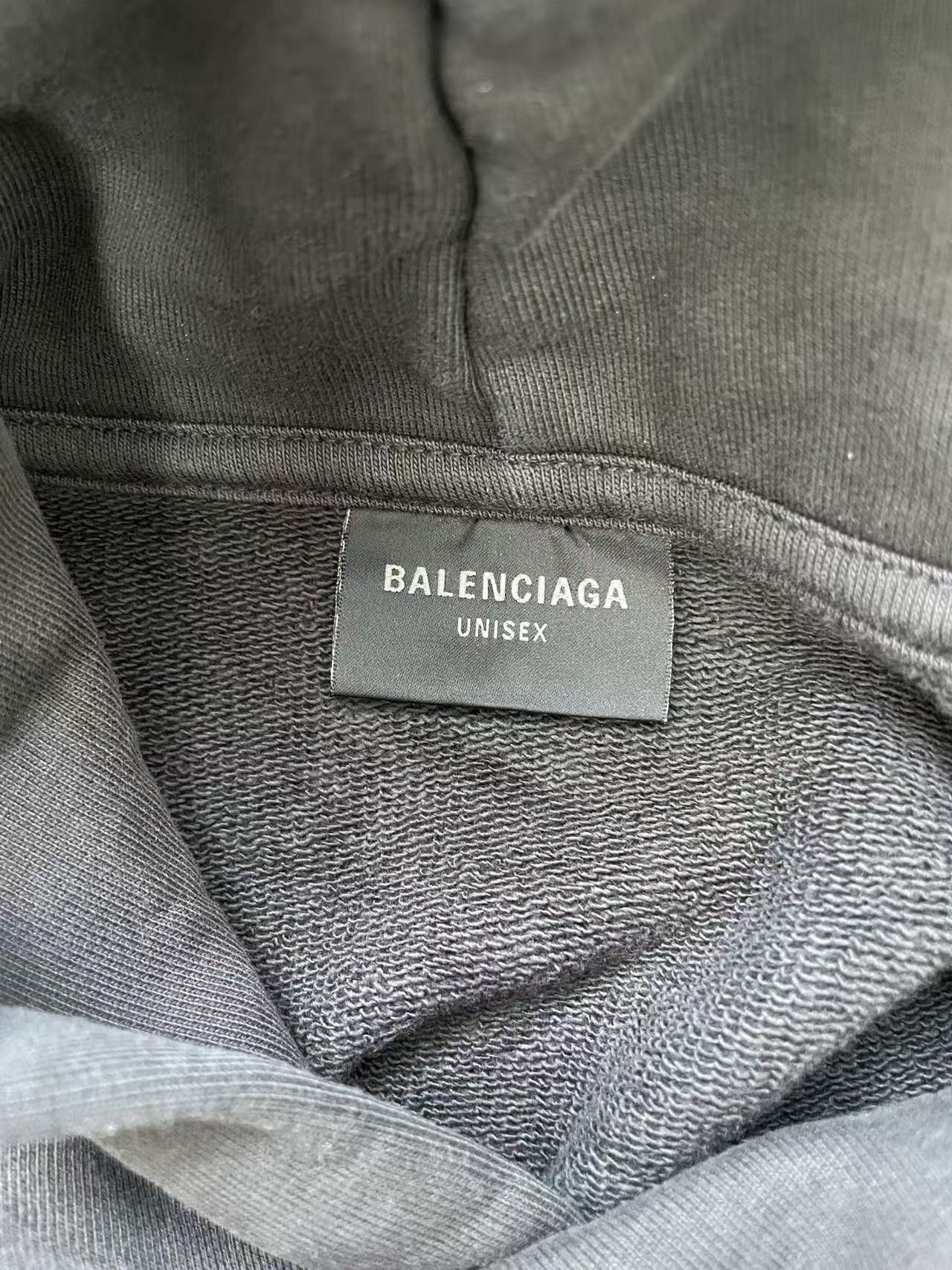 Balenciaga Balenciaga Logo Print Black Pullover Hoodie Size US S / EU 44-46 / 1 - 4 Thumbnail