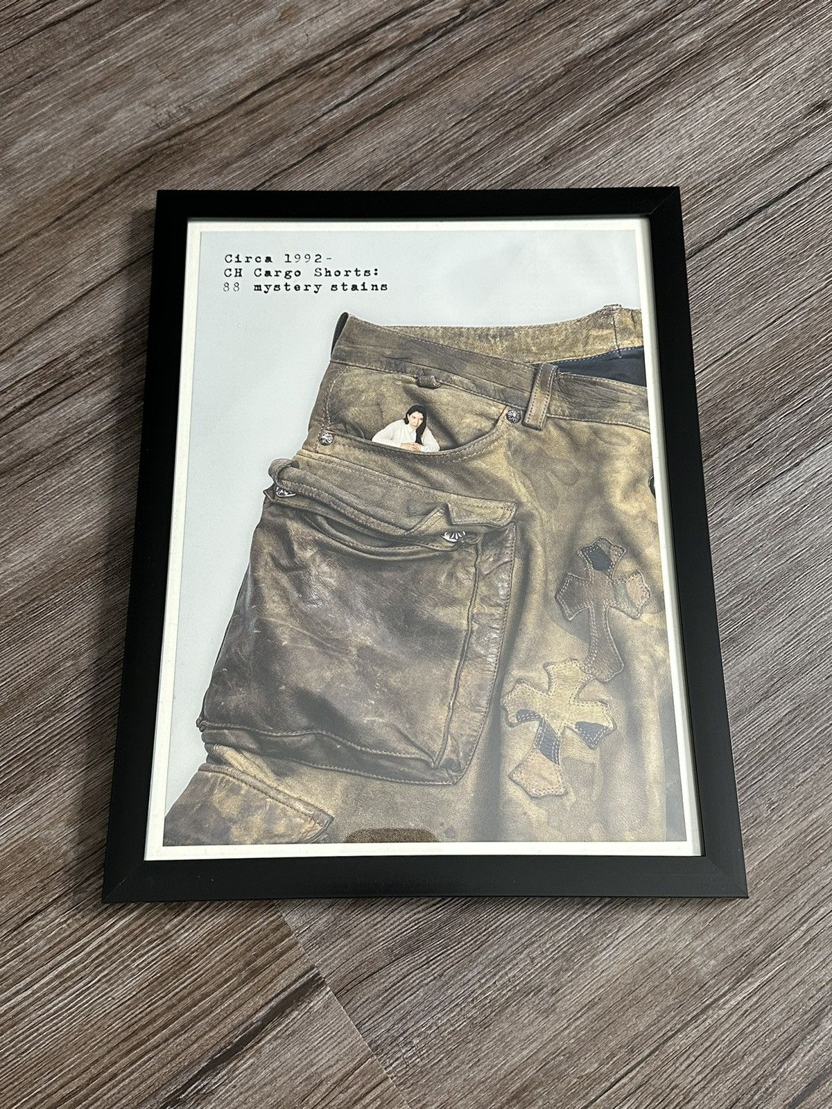 Chrome Hearts 🖤Chrome Hearts🖤 Cargo Shorts 9x12 Framed Poster Size ONE SIZE - 1 Thumbnail