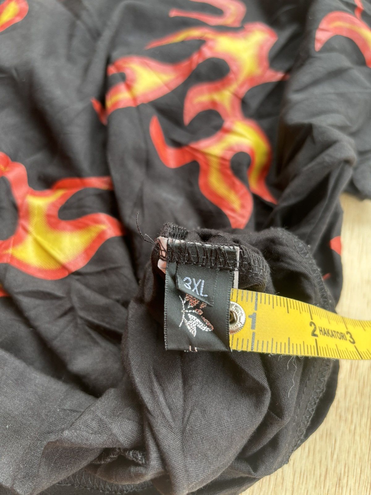 20471120 × If Six Was Nine × Japanese Brand Y2k Fire Ifsixwasnine Punk style Tshirt Size M / US 6-8 / IT 42-44 - 5 Thumbnail