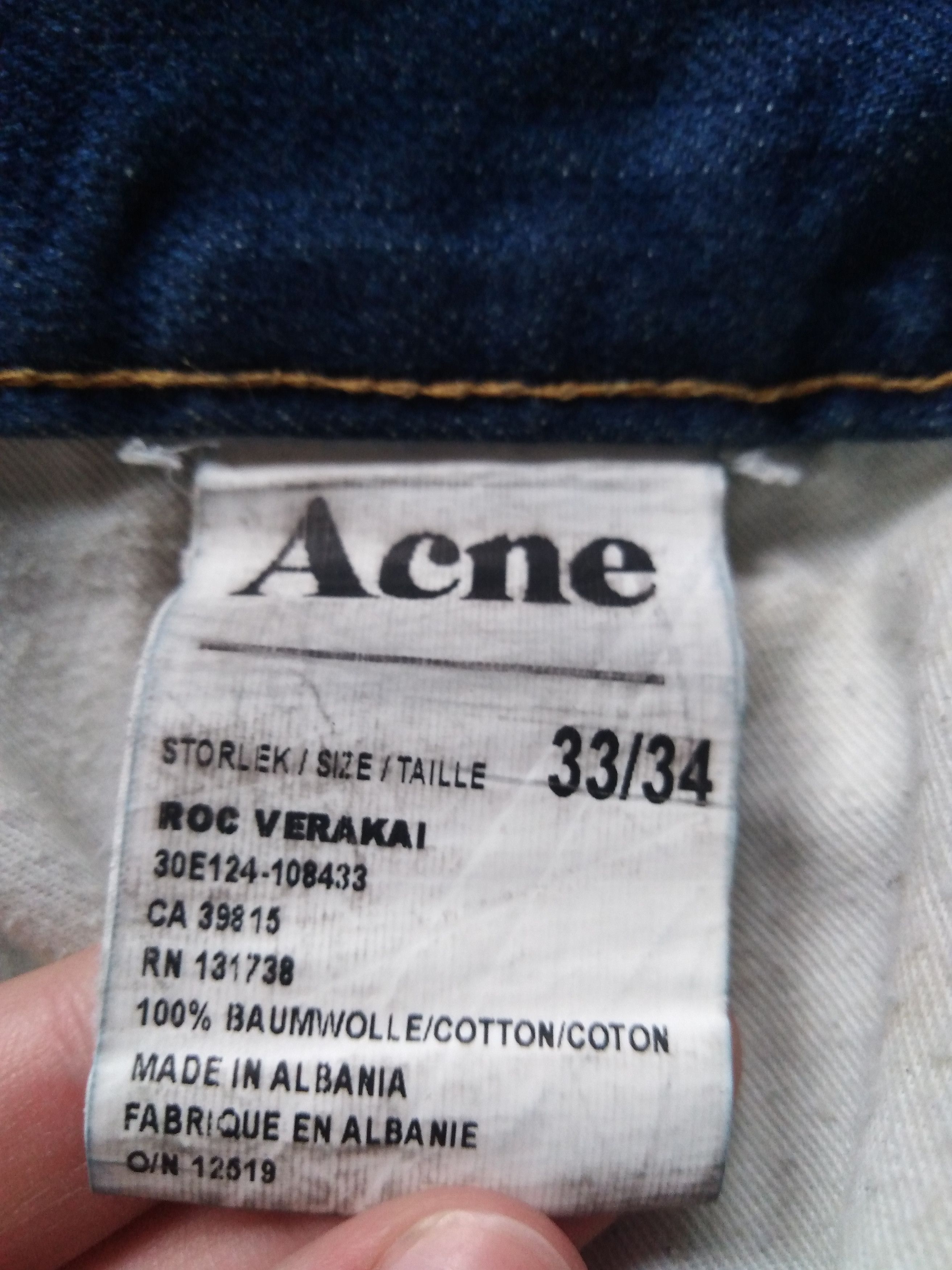 Acne Studios Acne Studios Denim Jeans Size US 33 - 8 Thumbnail