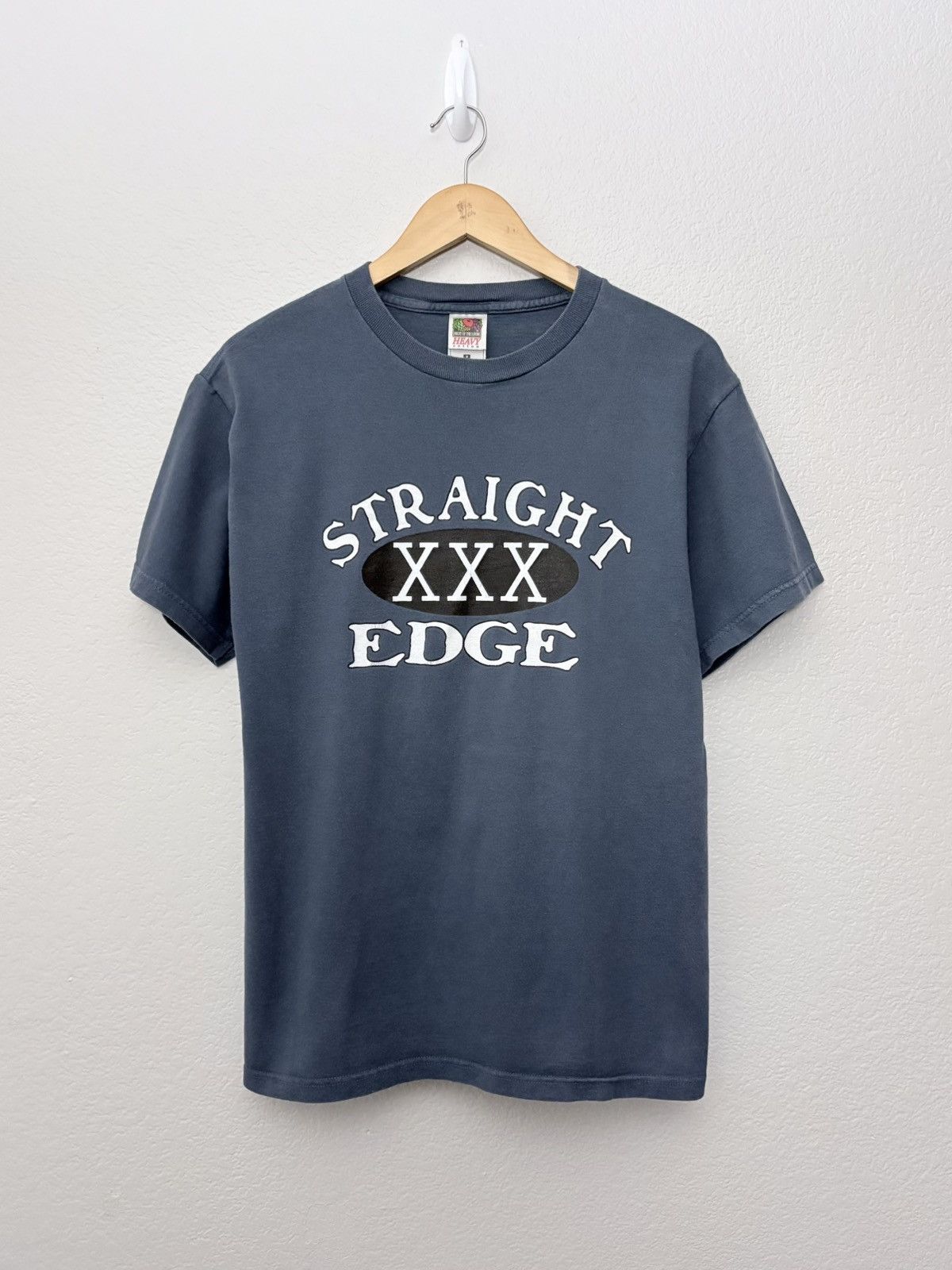 Vintage 90’s Straight Edge XXX Vintage Tee Shirt Punk Rock Band Size US M / EU 48-50 / 2 - 1 Thumbnail
