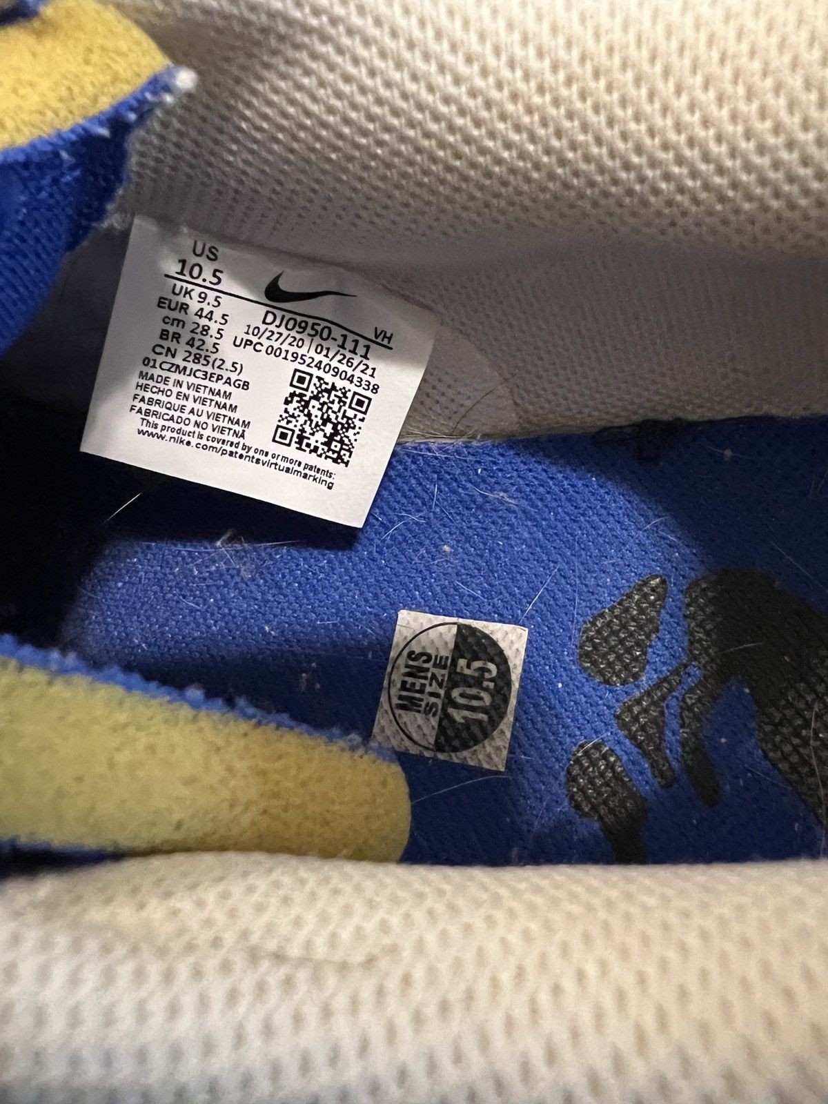 Nike × Off-White Nike Off-White Dunk Low Lot 16 Size US 10.5 / EU 43-44 - 9 Thumbnail