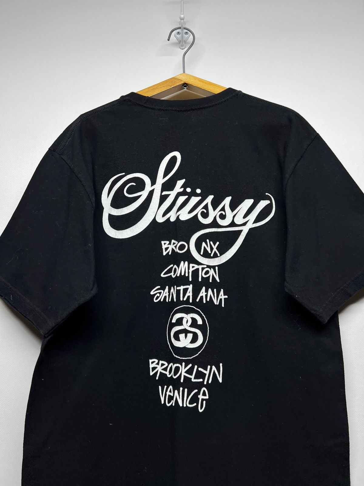 Stussy Vintage Y2k Stussy 🖤 World Tour T-Shirt 00’s Size US M / EU 48-50 / 2 - 2 Thumbnail