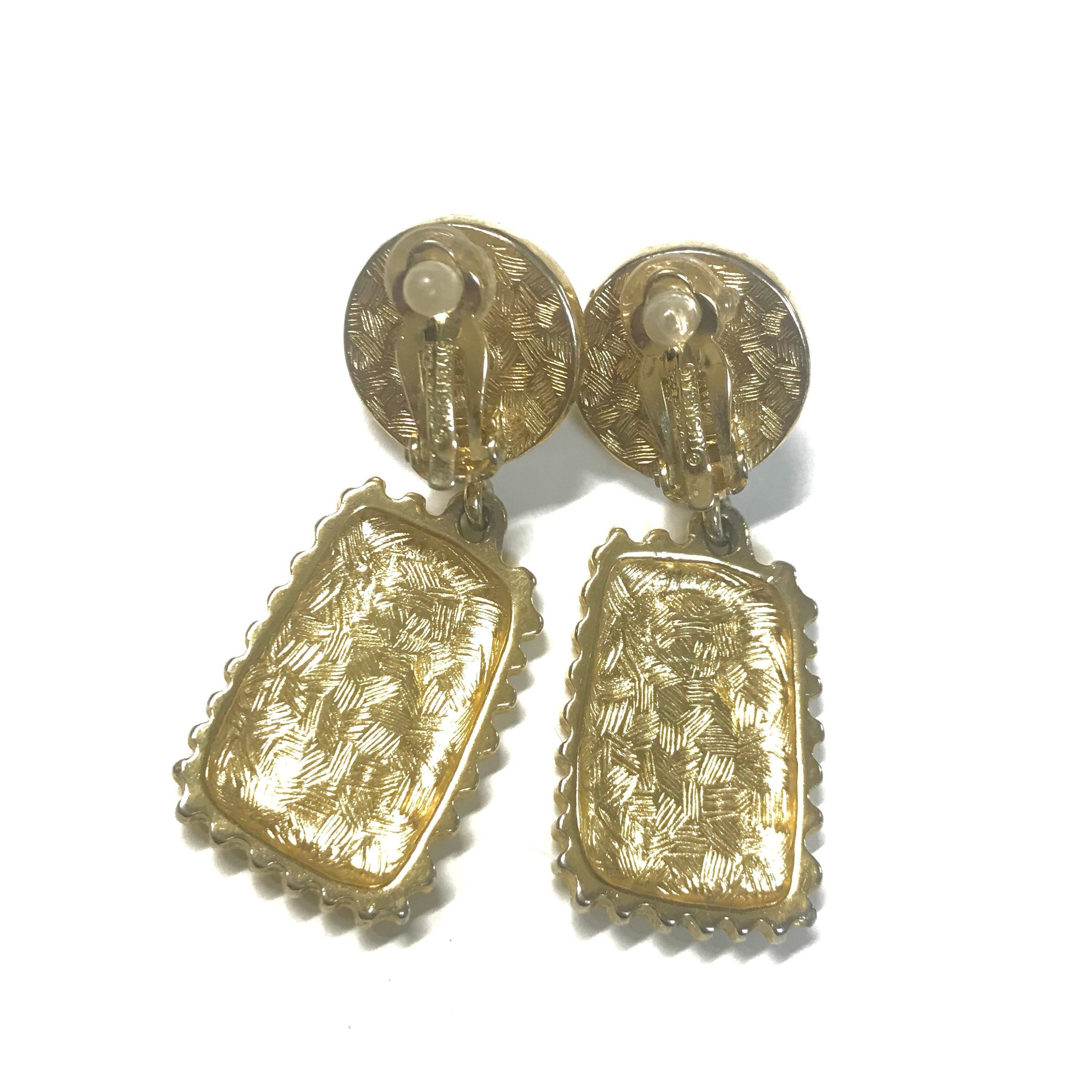 Givenchy Vintage Givenchy faux pearl and golden dangle earrings Size ONE SIZE - 8 Thumbnail