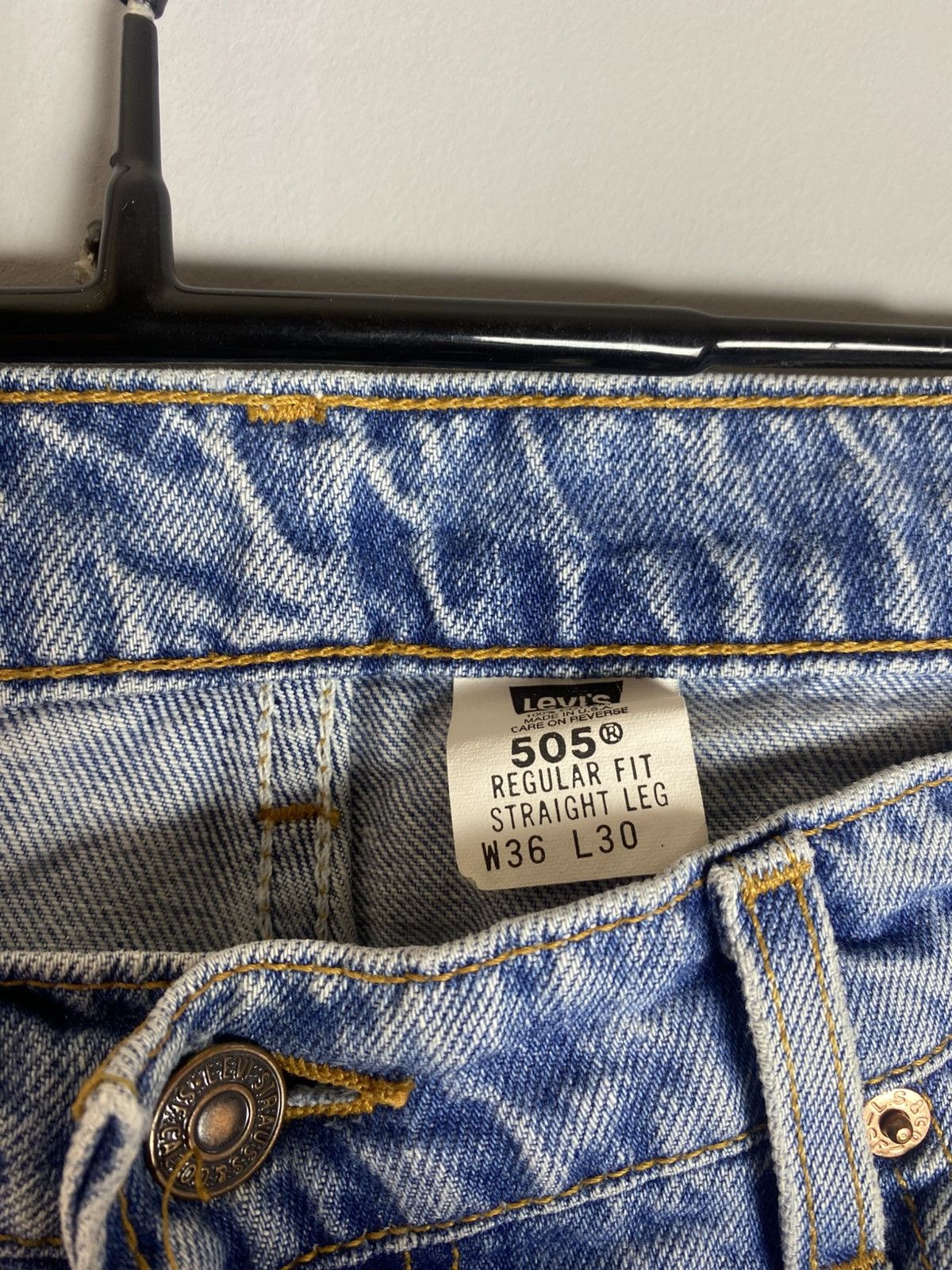 Levi's × Levi's Vintage Clothing × Vintage Vintage 90s LEVIS 505 jeans denim rare Size US 36 / EU 52 - 8 Thumbnail