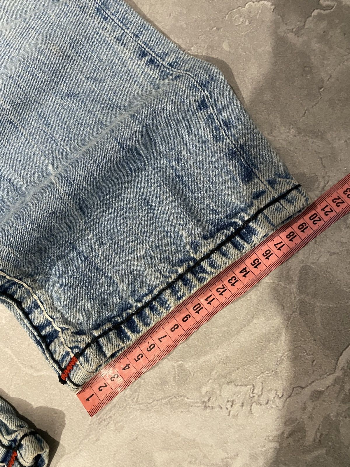 Japanese Brand Rare Distressed Washed Slim Jean / Number Nine Style / Y2K Size US 32 / EU 48 - 13 Thumbnail