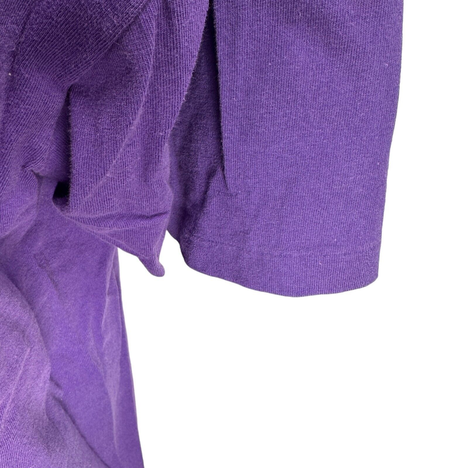 Hanes Vintage Frutopia Tic Tac Toe T-Shirt XL Purple Crew Neck 90s Size US XL / EU 56 / 4 - 4 Thumbnail