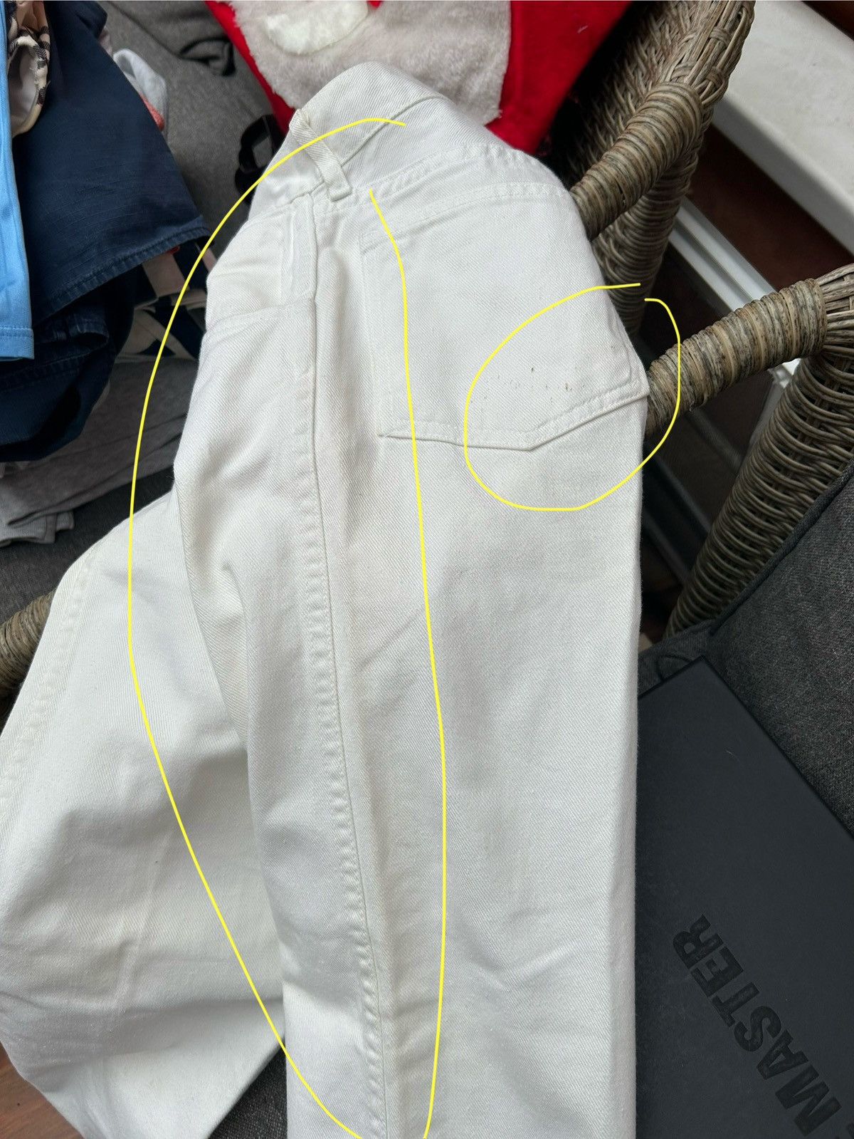 Levi's 60s Levi’s Big E White Slim Jeans White Tab Talon 42 Zip Size 25" / US 0 / IT 36 - 15 Thumbnail