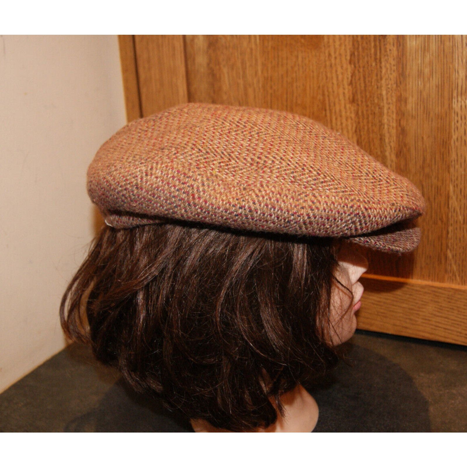 Other VTG Country Gentlemen Hat Wool Houndstooth Newsboy Hat USA Size ONE SIZE - 3 Thumbnail