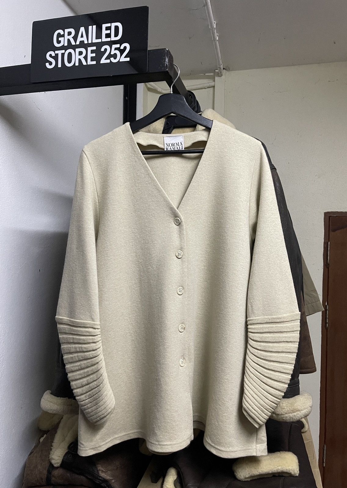 Norma Kamali Norma Kamali Wool Hair Cardigan Size M / US 6-8 / IT 42-44 - 3 Thumbnail