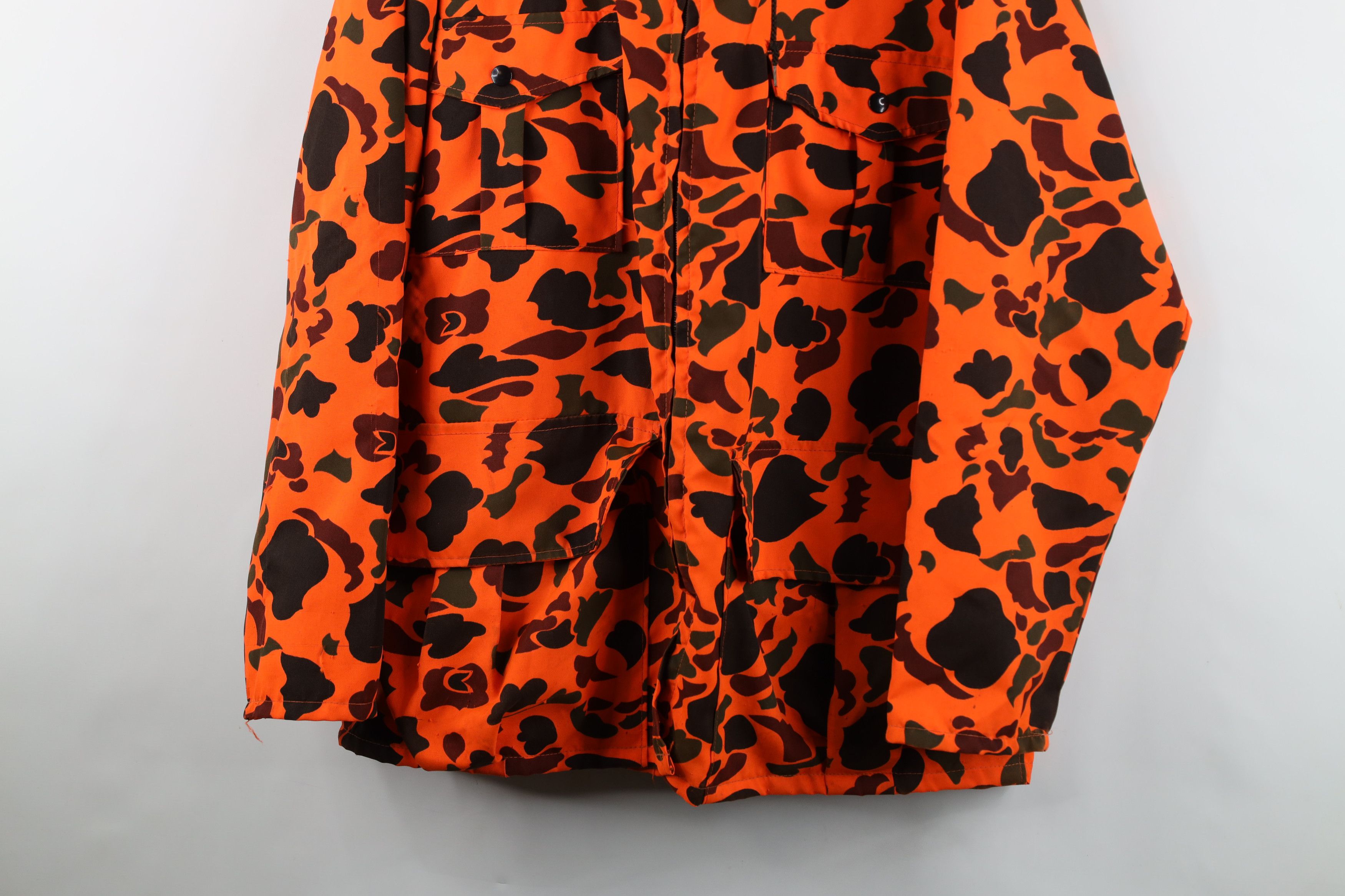 Vintage Vintage 90s Streetewar Hooded Jacket Blaze Orange USA Size US XXL / EU 58 / 5 - 3 Thumbnail