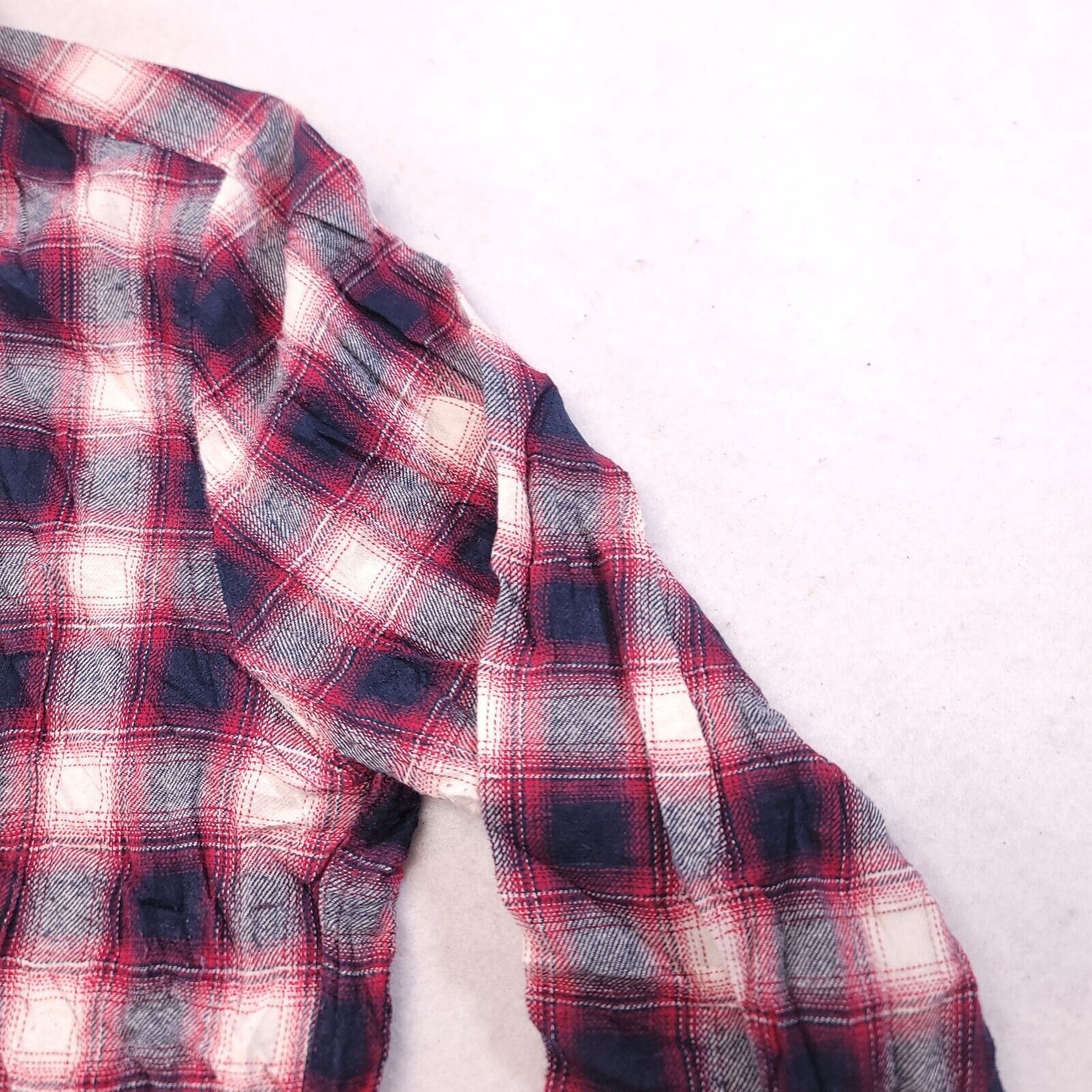 Forever 21 Forever 21 Tartan Flannel Shirt Mens Size Medium M Red Blue Size US M / EU 48-50 / 2 - 5 Thumbnail