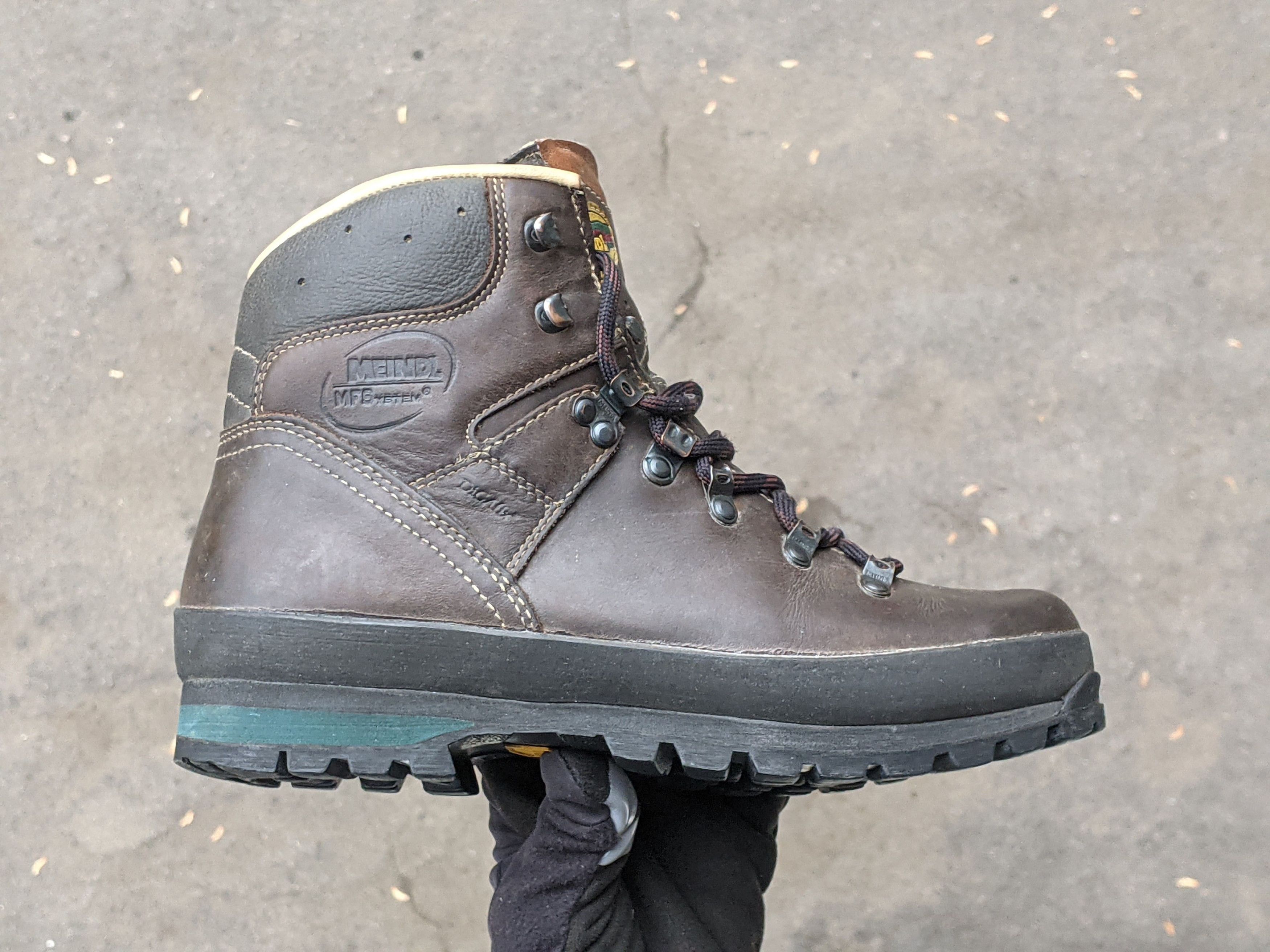 LOWA Meindl Leather Hiking Boots LaSportiva Scarpa Vibram Vintage Size US 8 / EU 41 - 1 Thumbnail