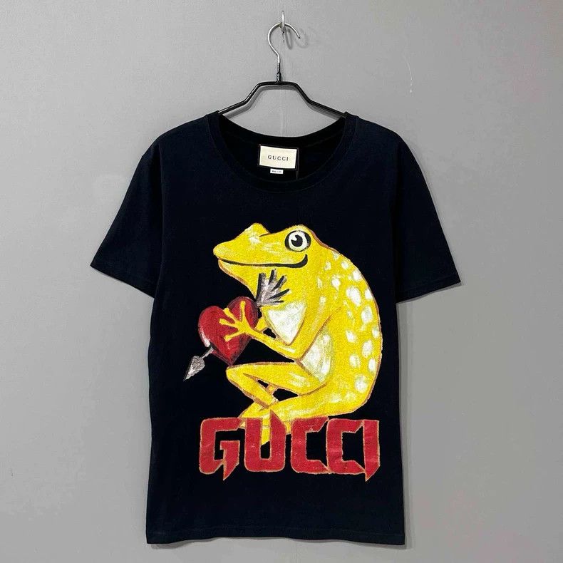 Gucci Gucci Frog one arrow through the heart logo short sleeve 25 Size US M / EU 48-50 / 2 - 1 Thumbnail