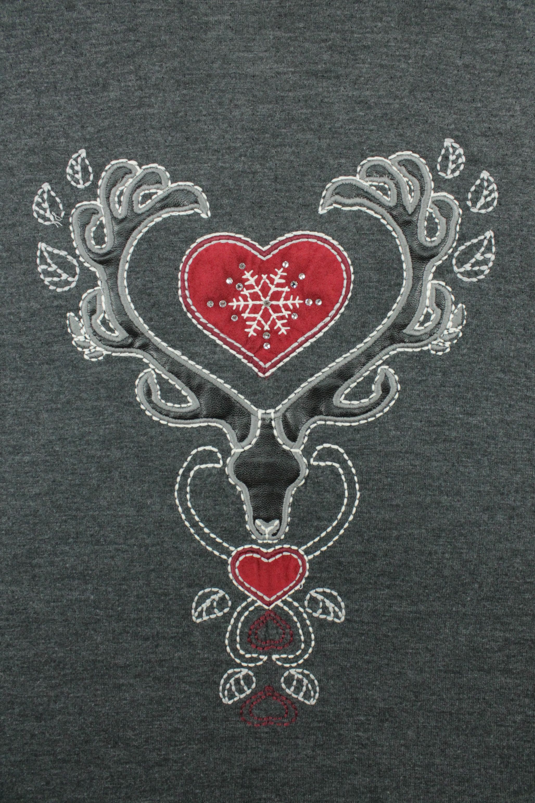 Other Alp-n-Rock Cross Country Henley Shirt Embroidered Hearts Size S / US 4 / IT 40 - 8 Thumbnail