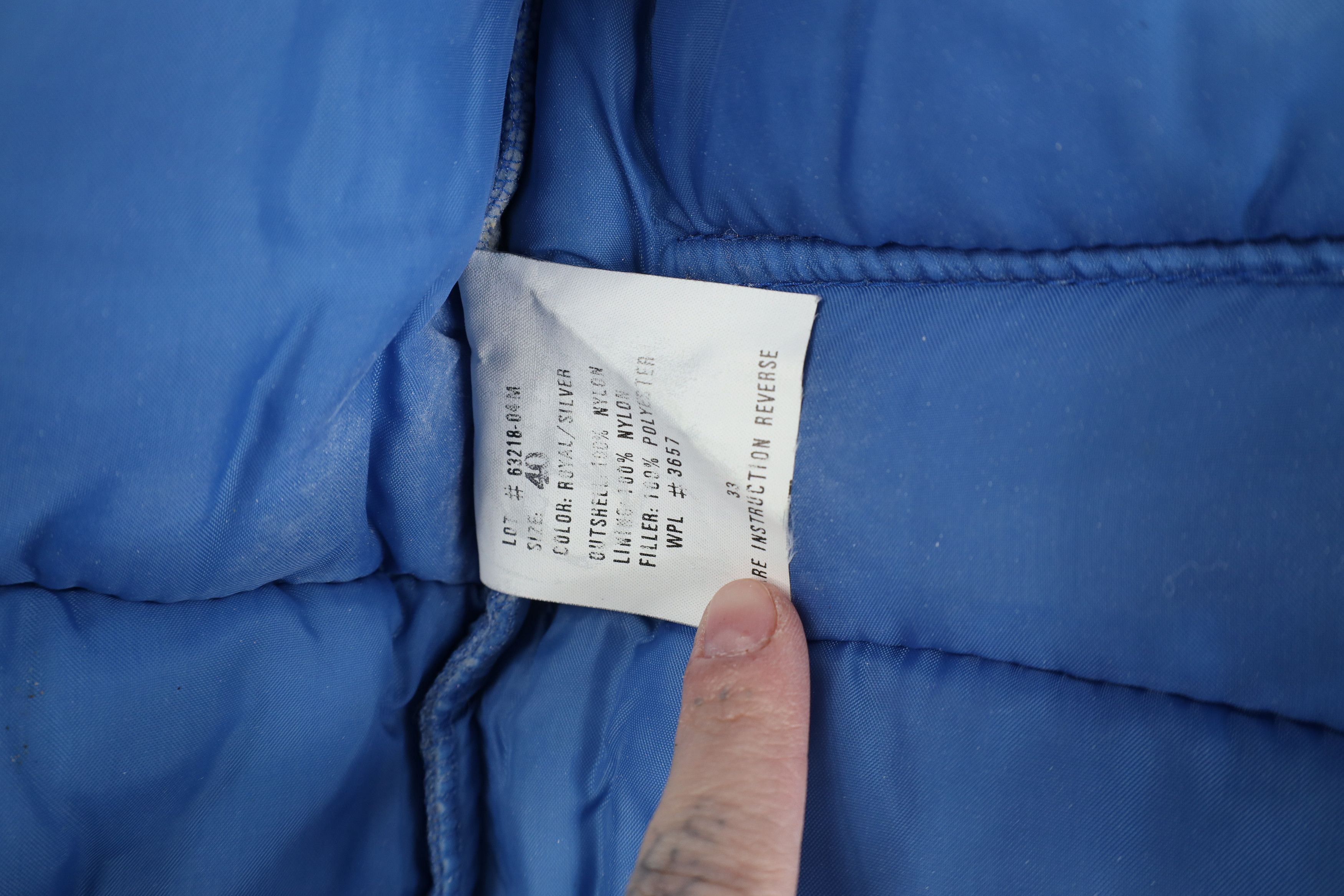 Vintage Vintage 70s Streetwear Full Zip Puffer Jacket Royal Blue Size US XXL / EU 58 / 5 - 11 Thumbnail