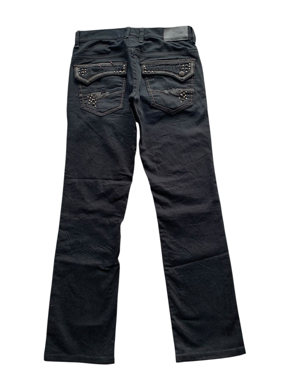 Tornado Mart PUNK PASTA DENIM STUDDED JAPANESE STYLE PANTS Size US 29 - 2 Thumbnail