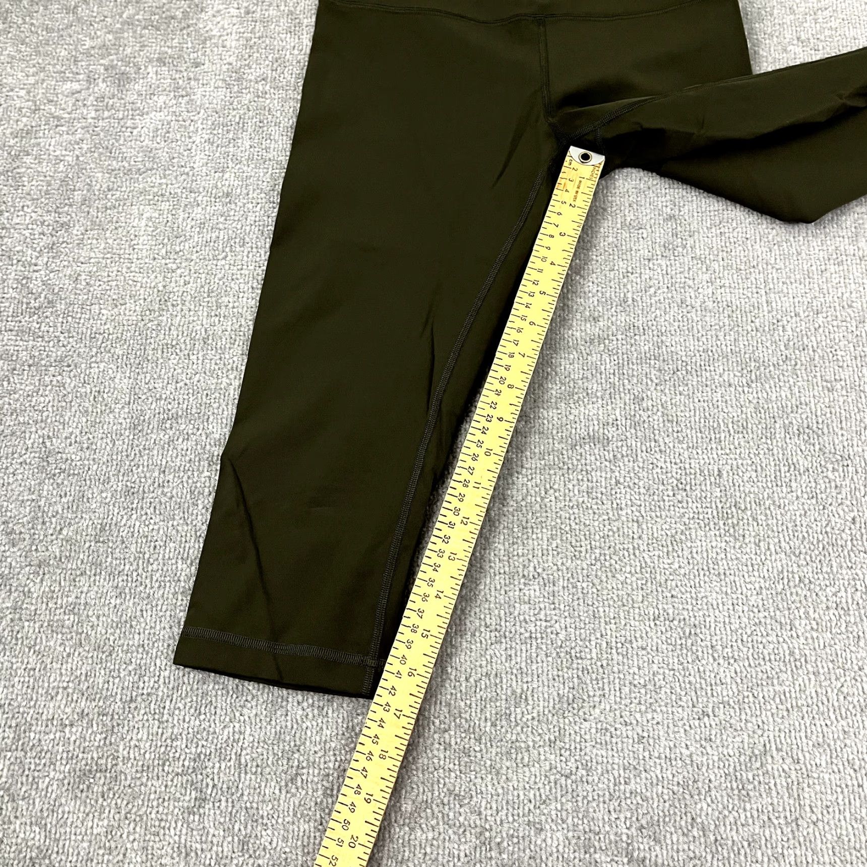 Lululemon LULULEMON Wunder Under Tights Womens Size 6 17" Green Gym Yoga Pull On W6ATQS Leggings Size 28" / US 6 / IT 42 - 7 Thumbnail
