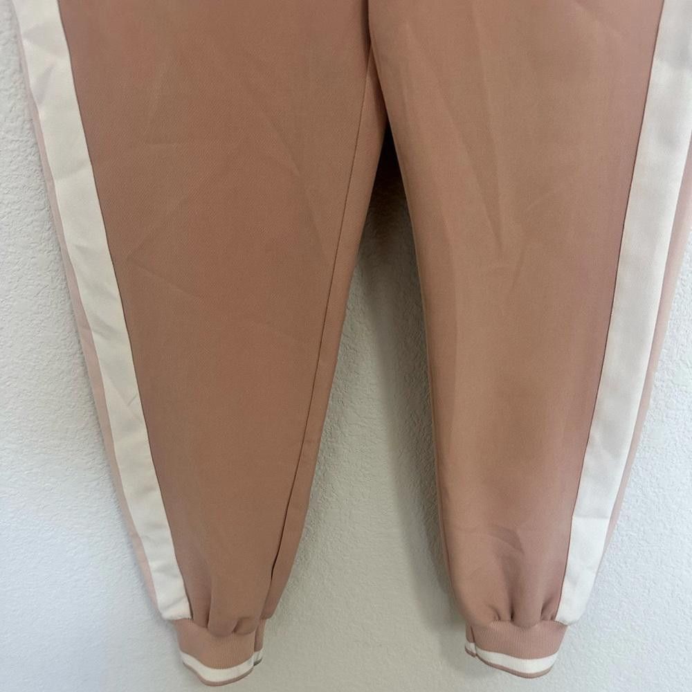 Zara ZARA Side Stripe Track Pant Jogger Millennial Pink White XS Size 26" / US 2 / IT 38 - 6 Thumbnail