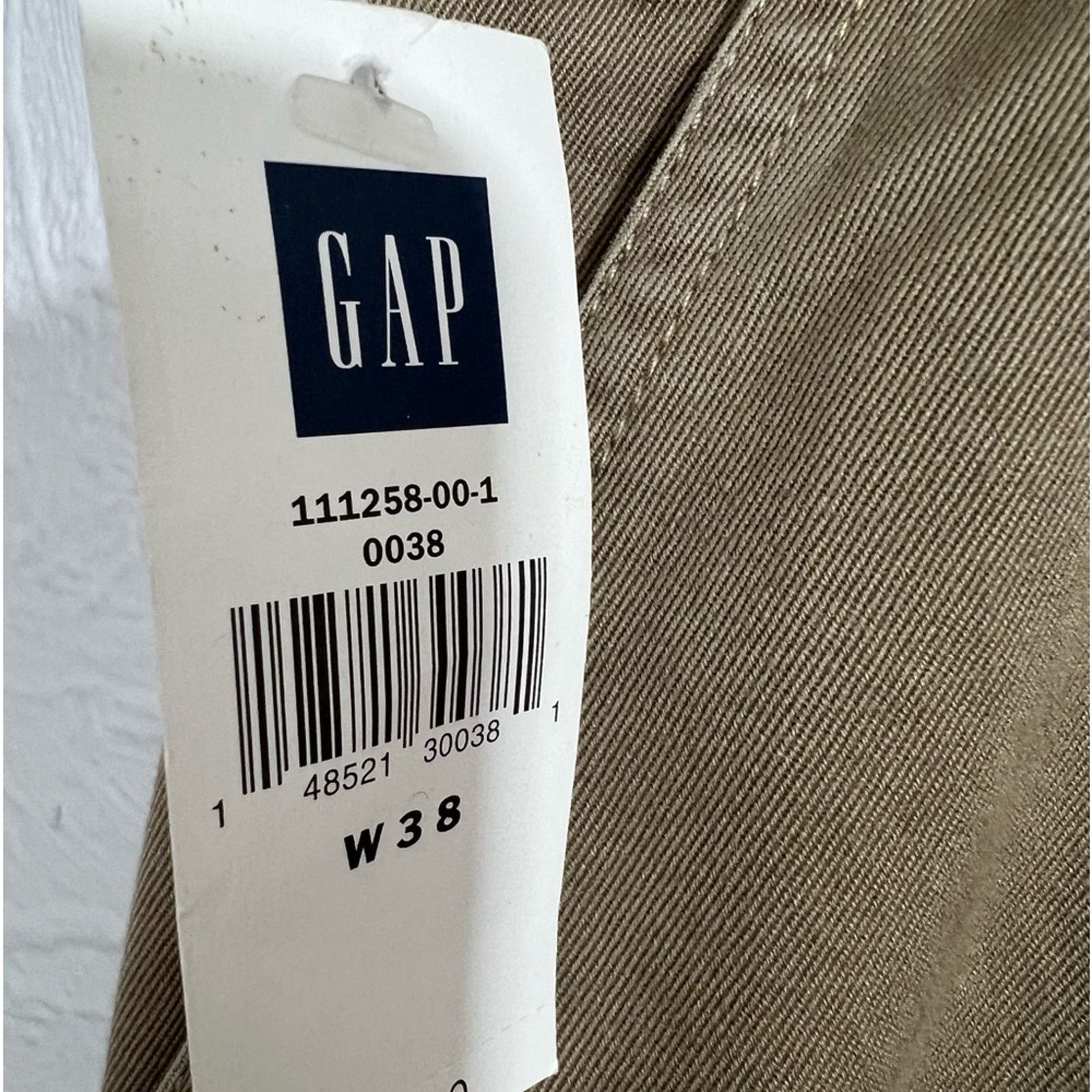 Gap NWT Mens GAP Essential FLEX Khaki Short 10” Cotton Twill 38 Size US 38 / EU 54 - 4 Thumbnail