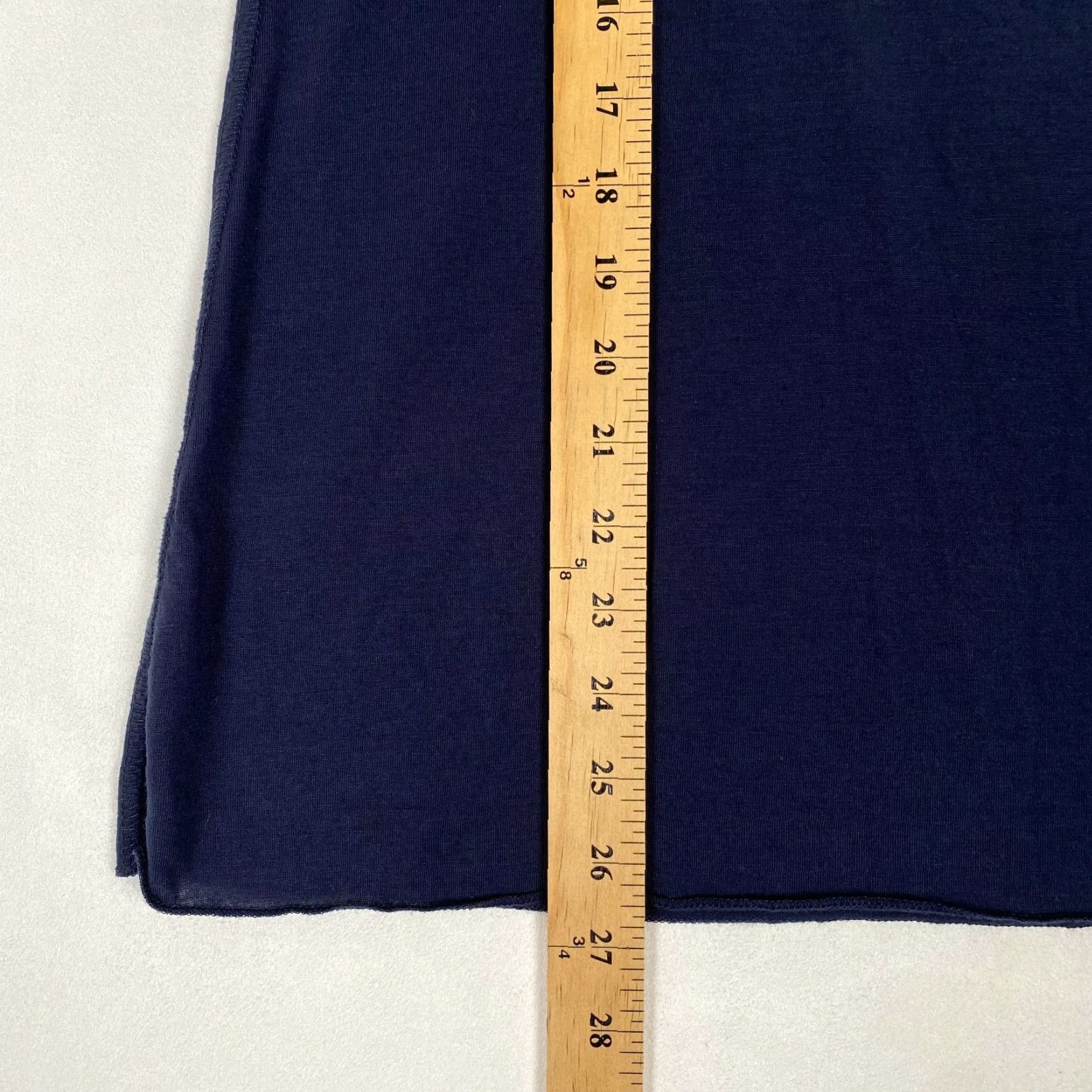 Vintage Bella + Canvas Tank Navy Womens XS? No. Size M / US 6-8 / IT 42-44 - 3 Thumbnail