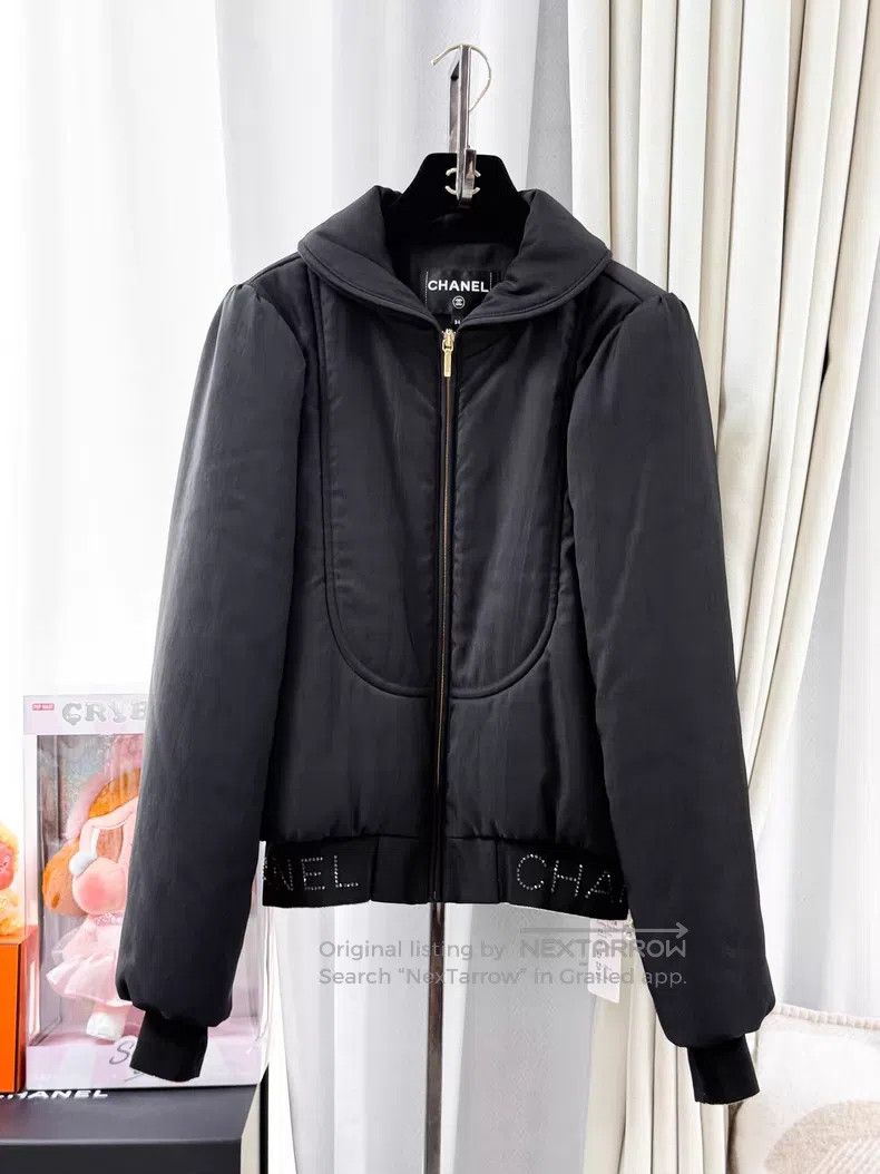 Chanel Chanel Doll collar thin glitter long-sleeved cotton jacket Size XXS / US 00 / IT 34 - 1 Thumbnail