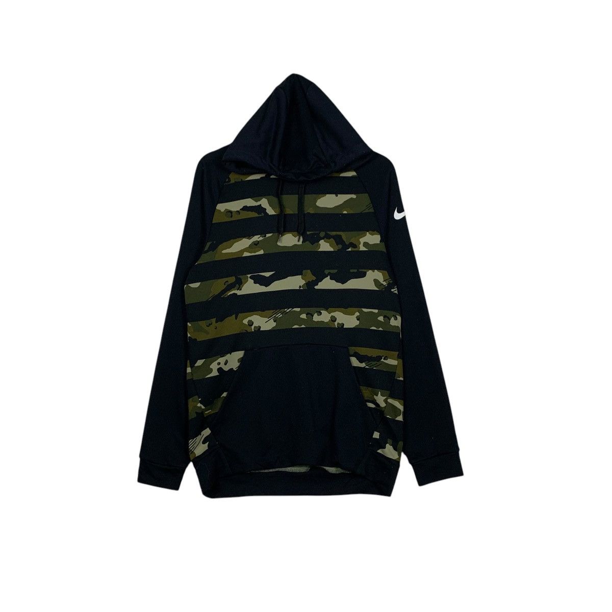 Nike NIKE Dri-Fit Camo Stipe Pullover Hoodie Sweatshirt #1956-C85 Size US M / EU 48-50 / 2 - 1 Thumbnail