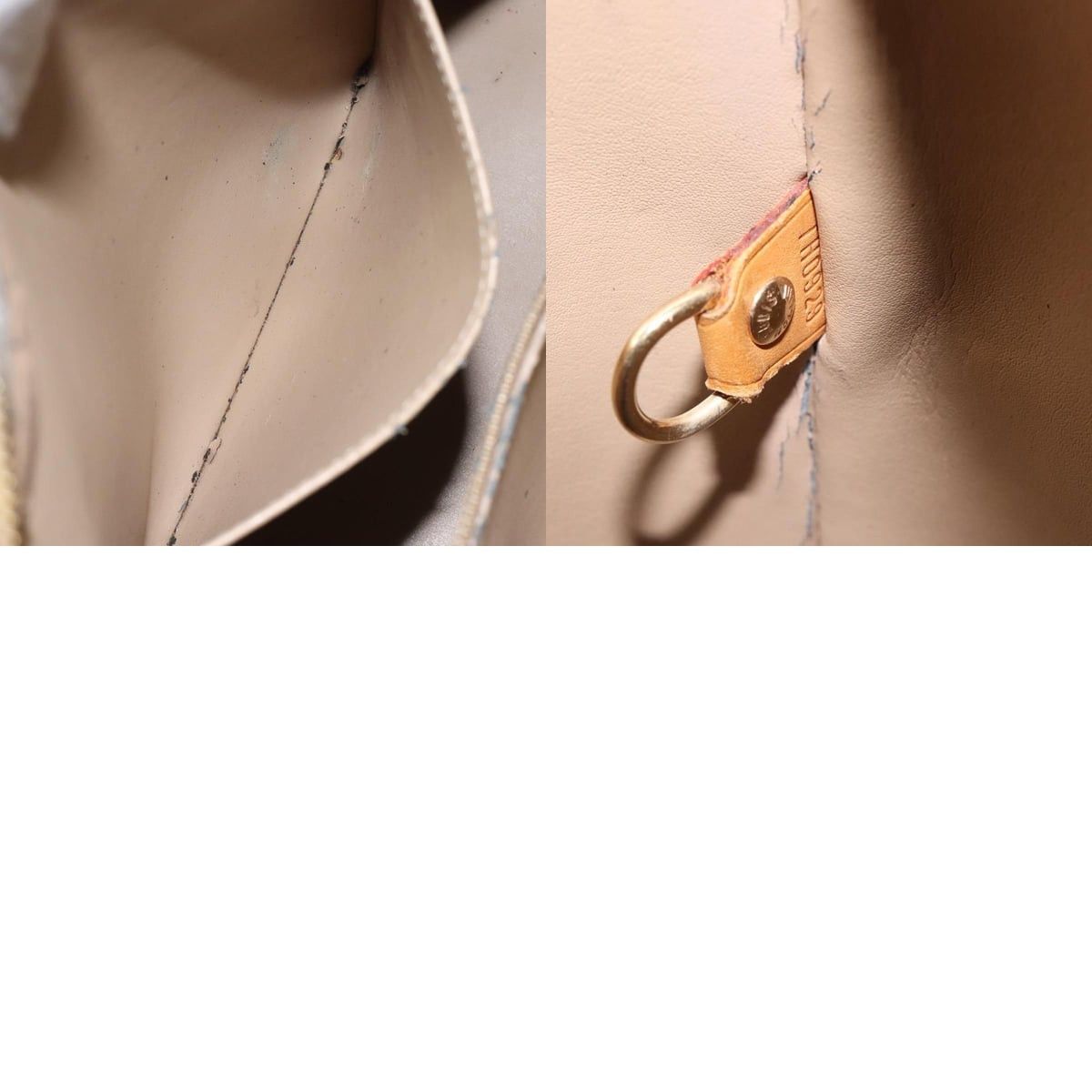 Louis Vuitton LOUIS VUITTON Monogram Vernis Houston Hand Bag Beige M91004 Size ONE SIZE - 13 Thumbnail