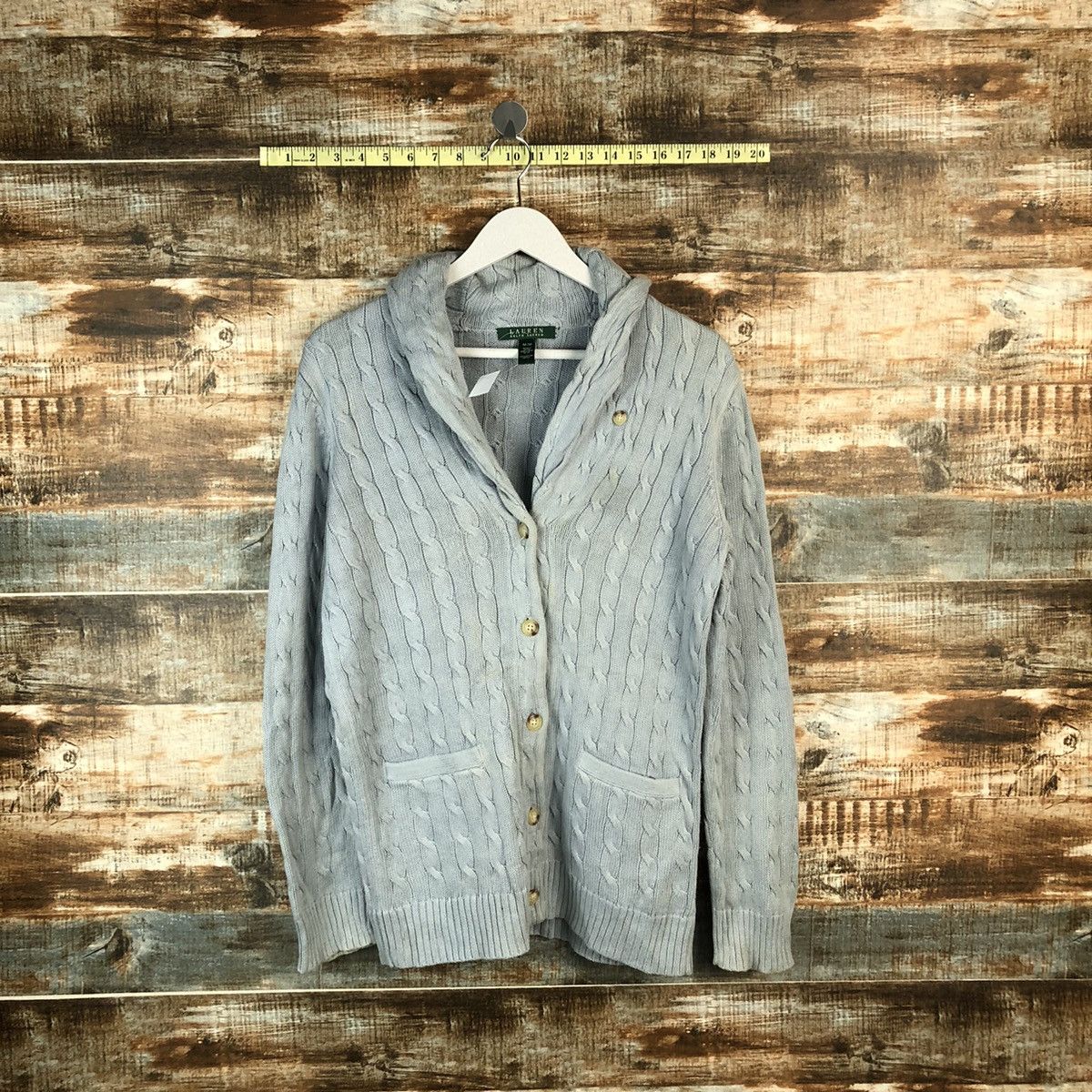 Ralph Lauren Ralph Lauren Light Blue Cardigan Knitwear #A1351 Size US M / EU 48-50 / 2 - 1 Thumbnail