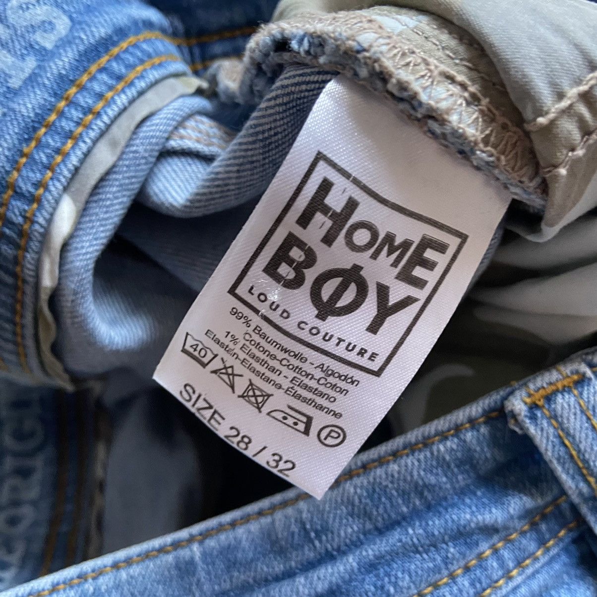 Japanese Brand × Vintage 📌 HomeBoy Loud Couture X-tra Baggy Denim Y2K Jeans Size US 28 / EU 44 - 14 Thumbnail