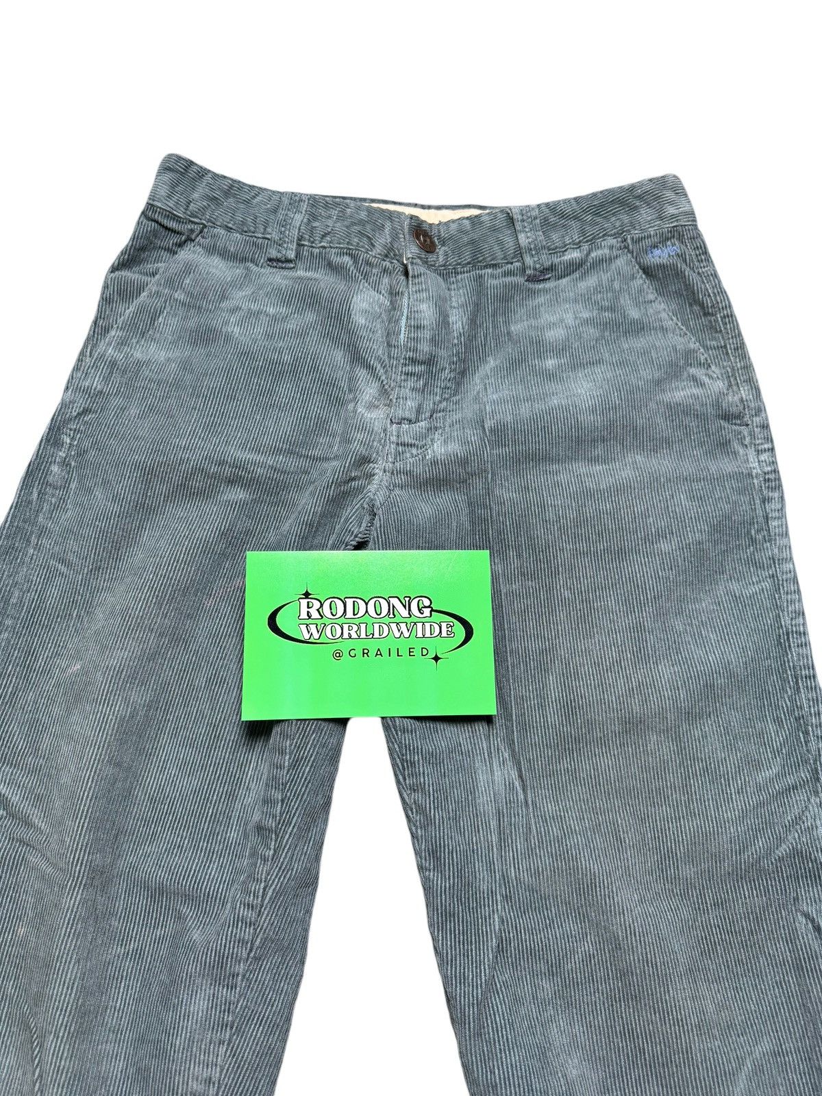 Vintage VINTAGE HENDRIX BASIC HOUSE WOODSTOCK CORDUROY PANTS Size US 34 / EU 50 - 2 Thumbnail