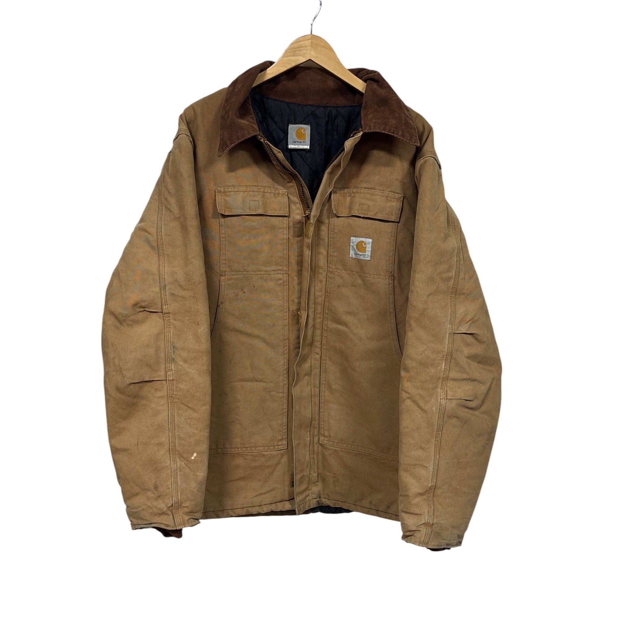 Carhartt Vintage Carhartt C03 Arctic Brown Zip Up Workwear Jacket Siz Size US XXL / EU 58 / 5 - 1 Thumbnail